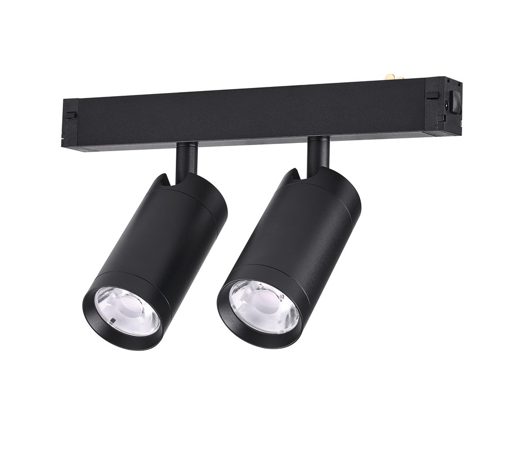 Трековый светильник AM Group Smart cylinder AM528 BK-220V-2X10W SMART