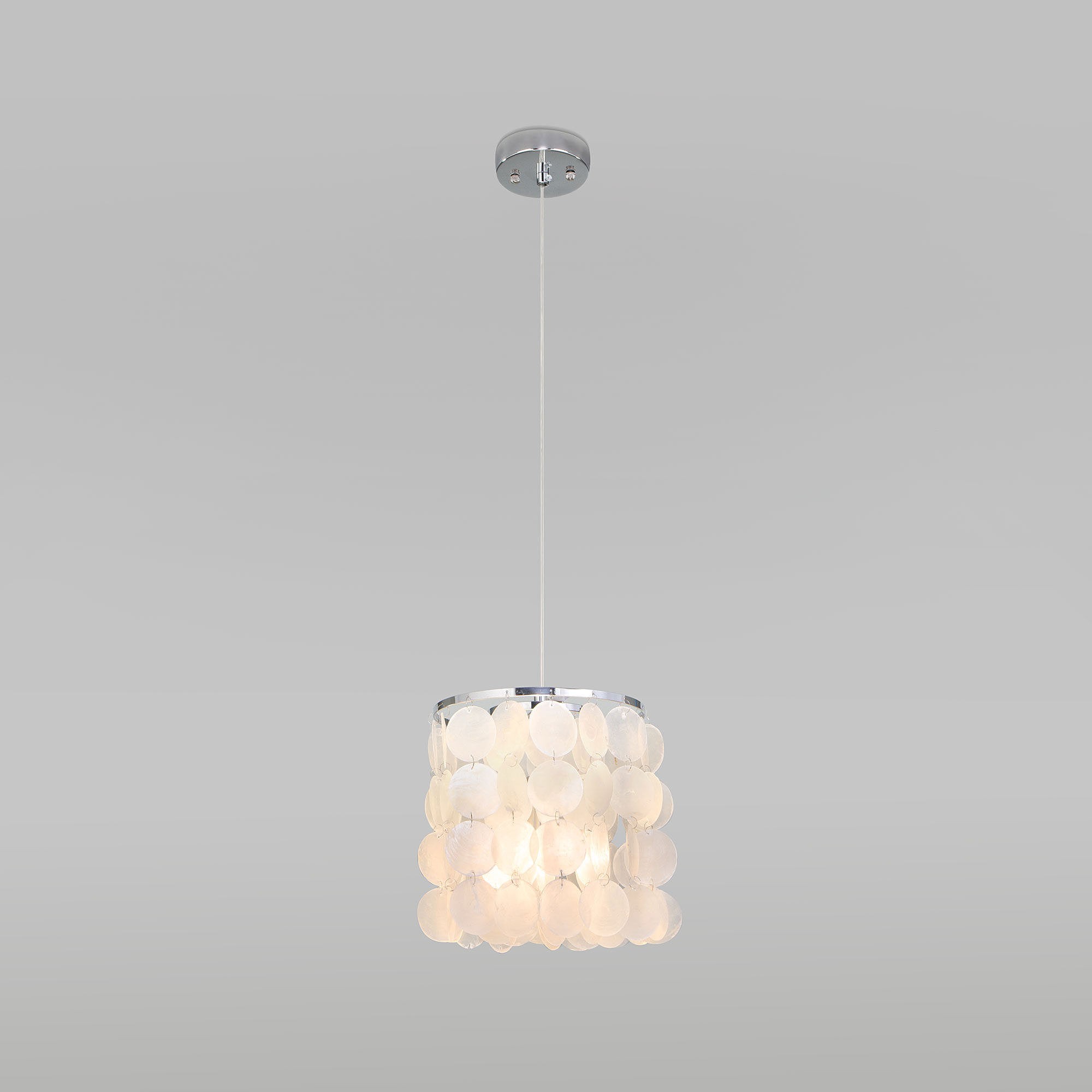 Светильник подвесной Eurosvet Sandra 60185/1 хром/перламутр