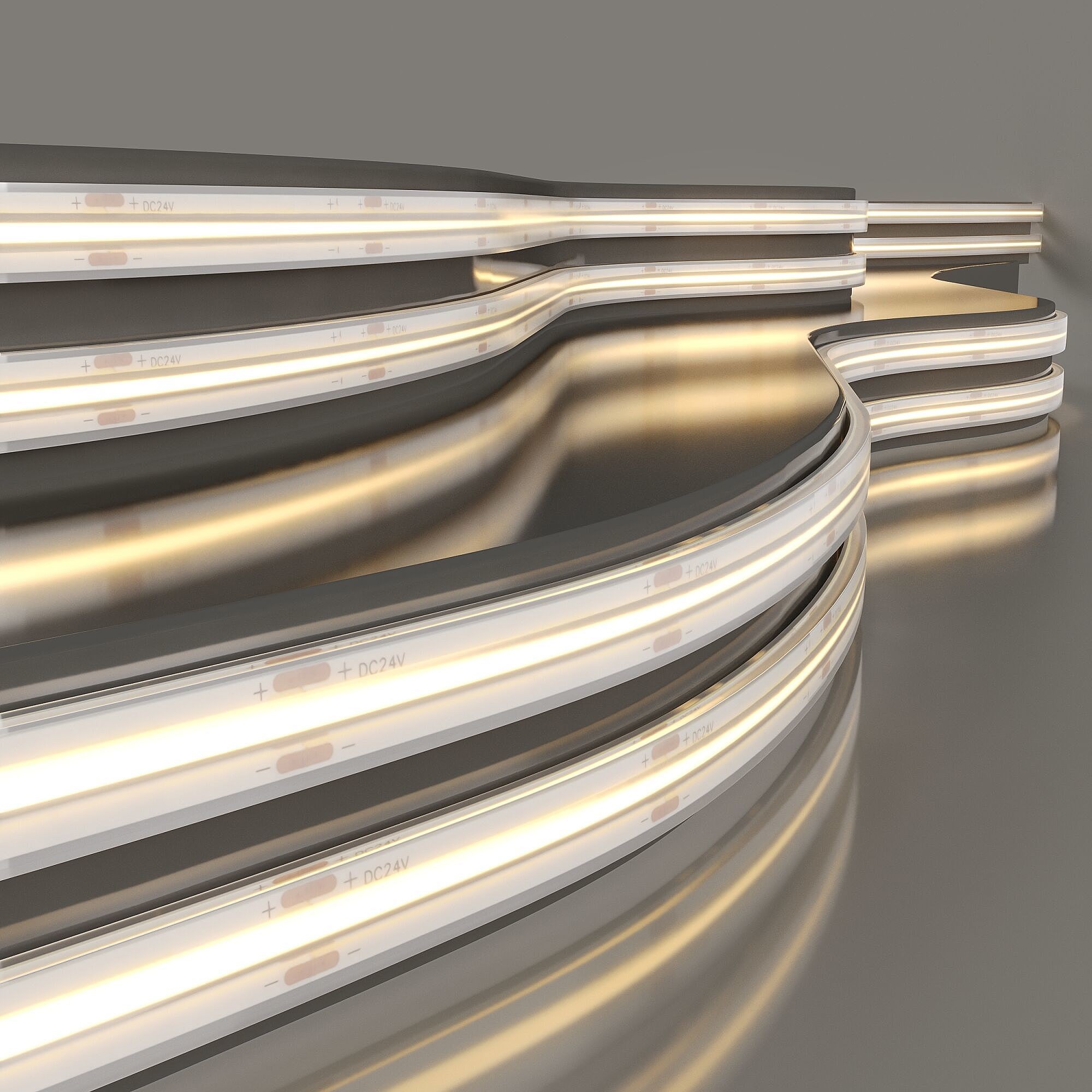 Светодиодная лента Elektrostandard Лента светодиодная 480Led 14W IP68 3300K теплый белый (COB 24V 480Led 14W IP68)