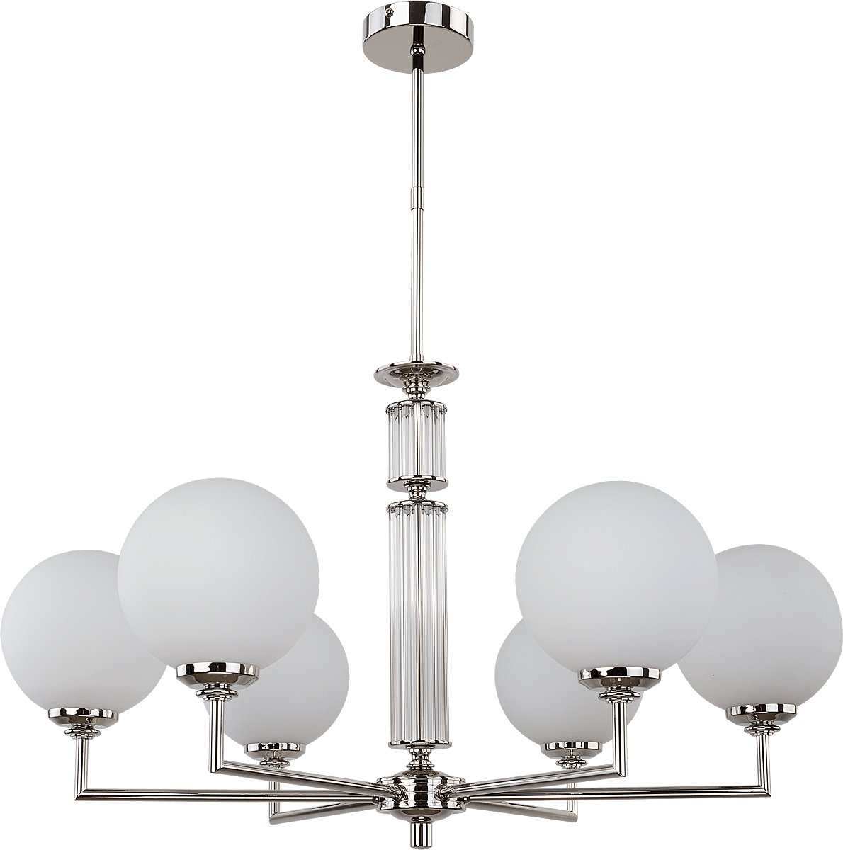 Люстра на штанге Kutek Artu Glass ART-ZW-6(N)G