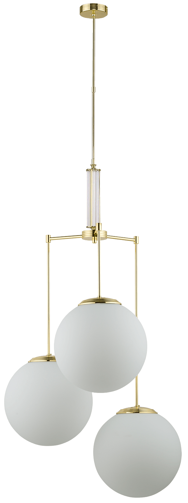 Люстра на штанге Kutek Artu Glass ART-ZWD-3(Z)G350