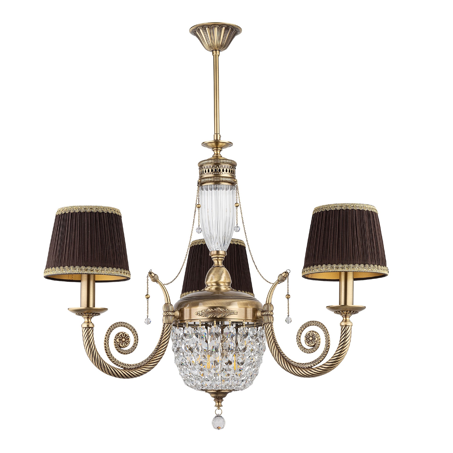 Потолочная люстра Kutek Bibione BIB-ZW-3(P/A)CR