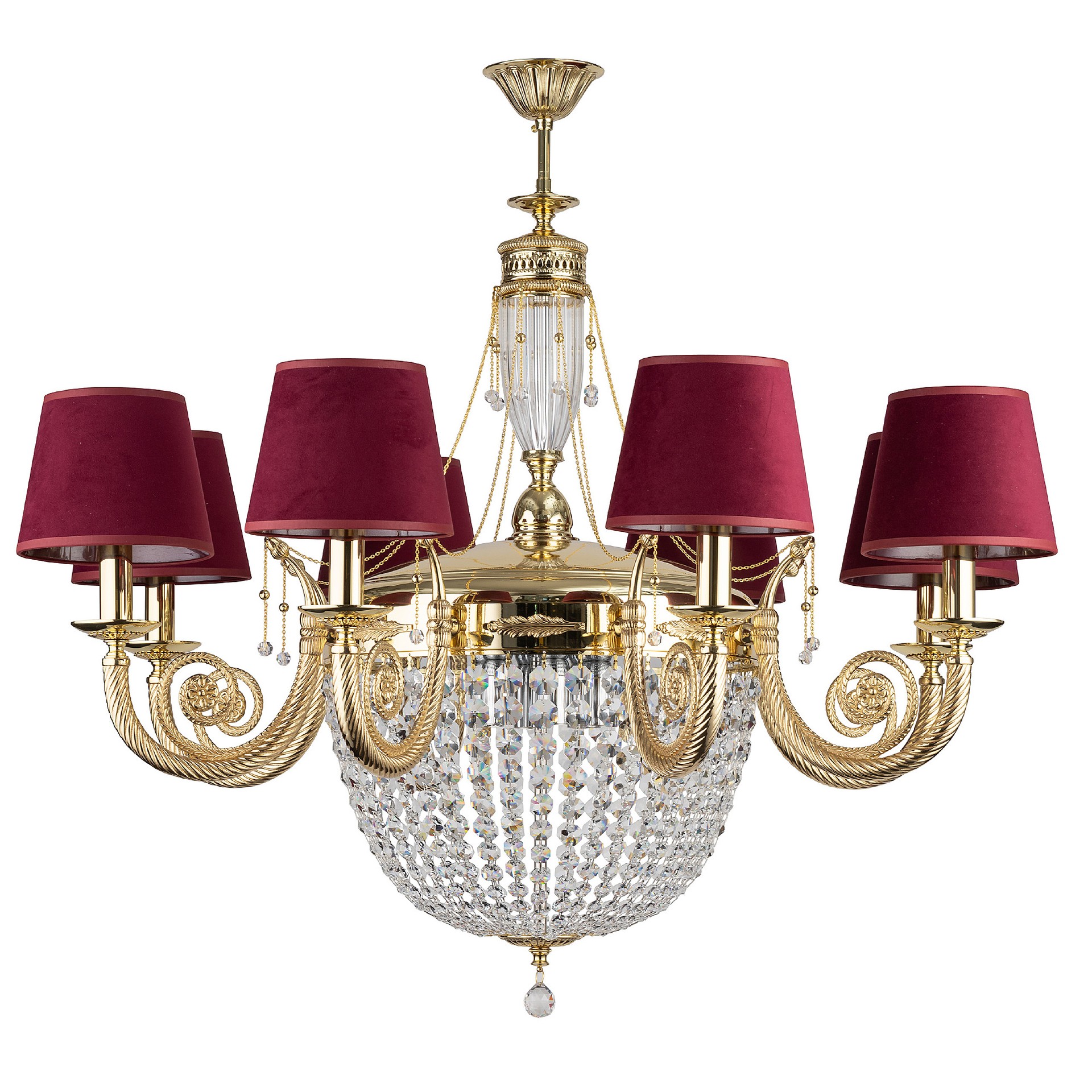 Потолочная люстра Kutek Bibione BIB-ZW-8(Z/A)CR