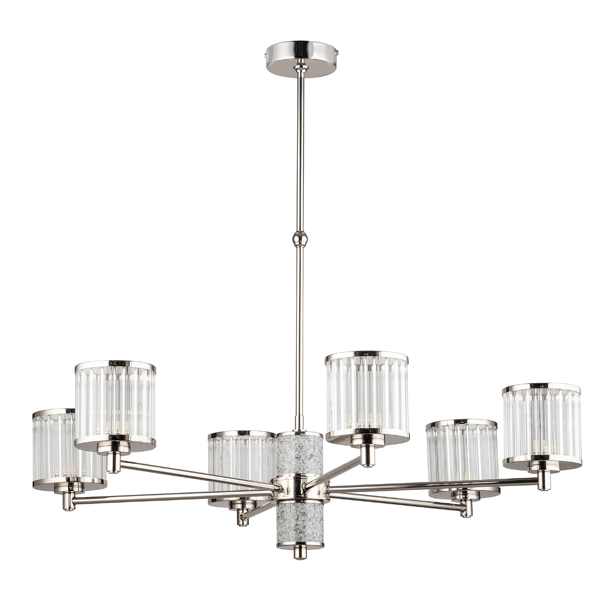 Люстра на штанге Kutek Como COM-ZW-6(BN/3)T