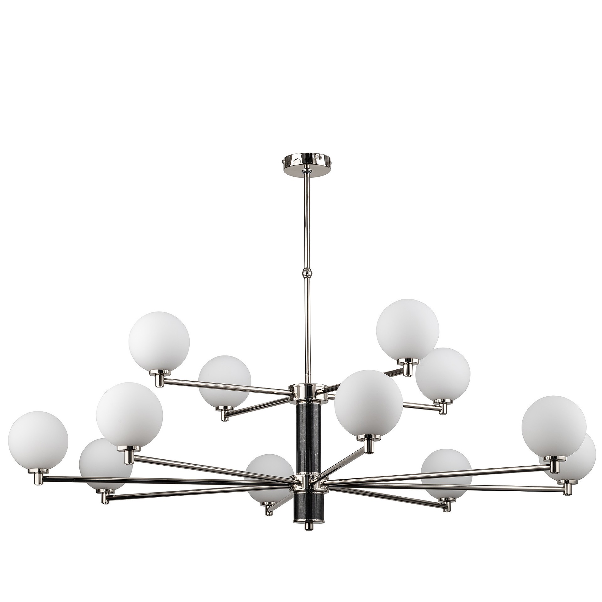 Люстра на штанге Kutek Como COM-ZW-8+4(BN/1)B