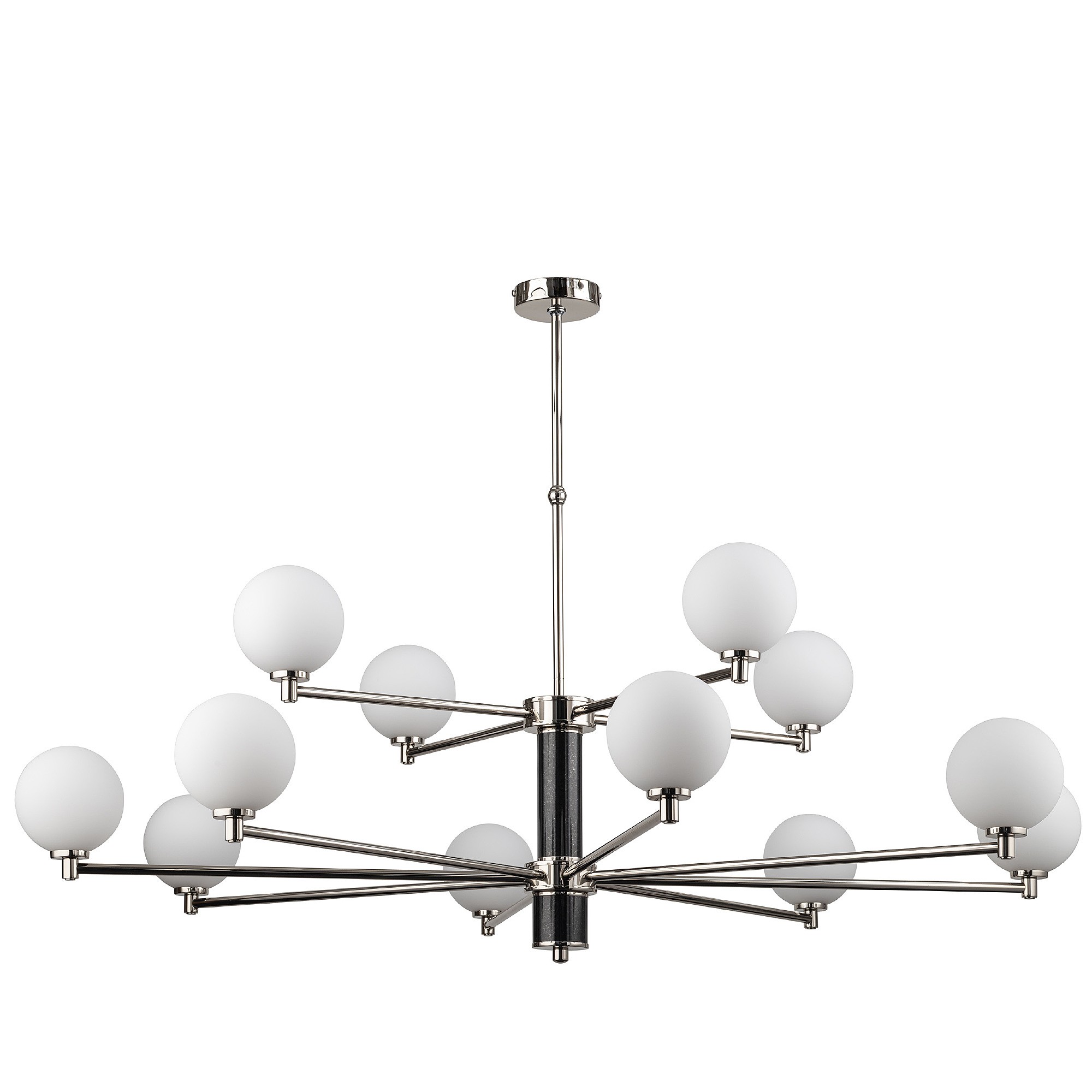 Люстра на штанге Kutek Como COM-ZW-8+4(BN/1)B