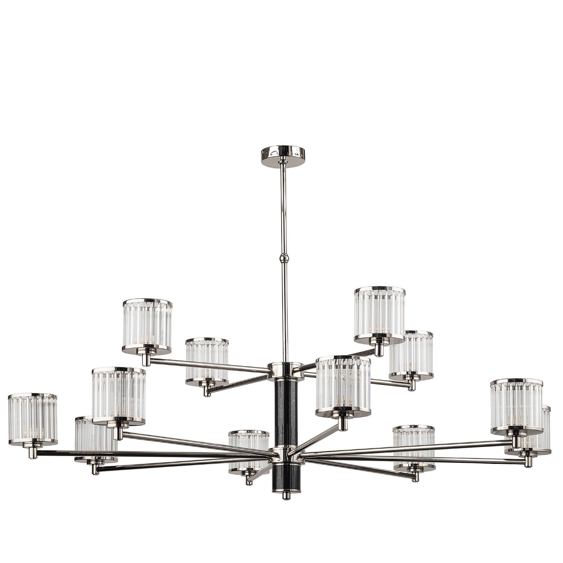 Люстра на штанге Kutek Como COM-ZW-8+4(BN/1)T