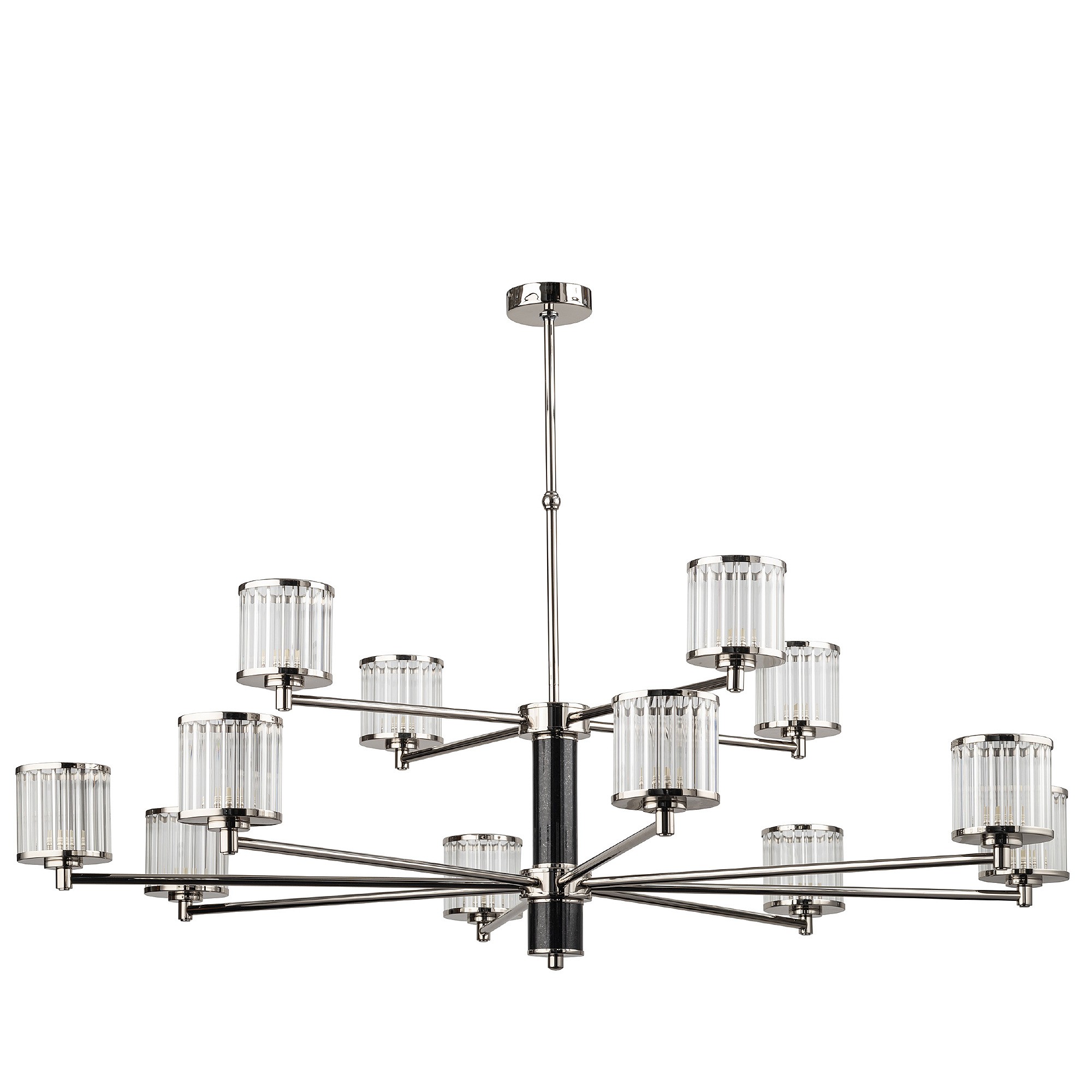 Люстра на штанге Kutek Como COM-ZW-8+4(BN/1)T