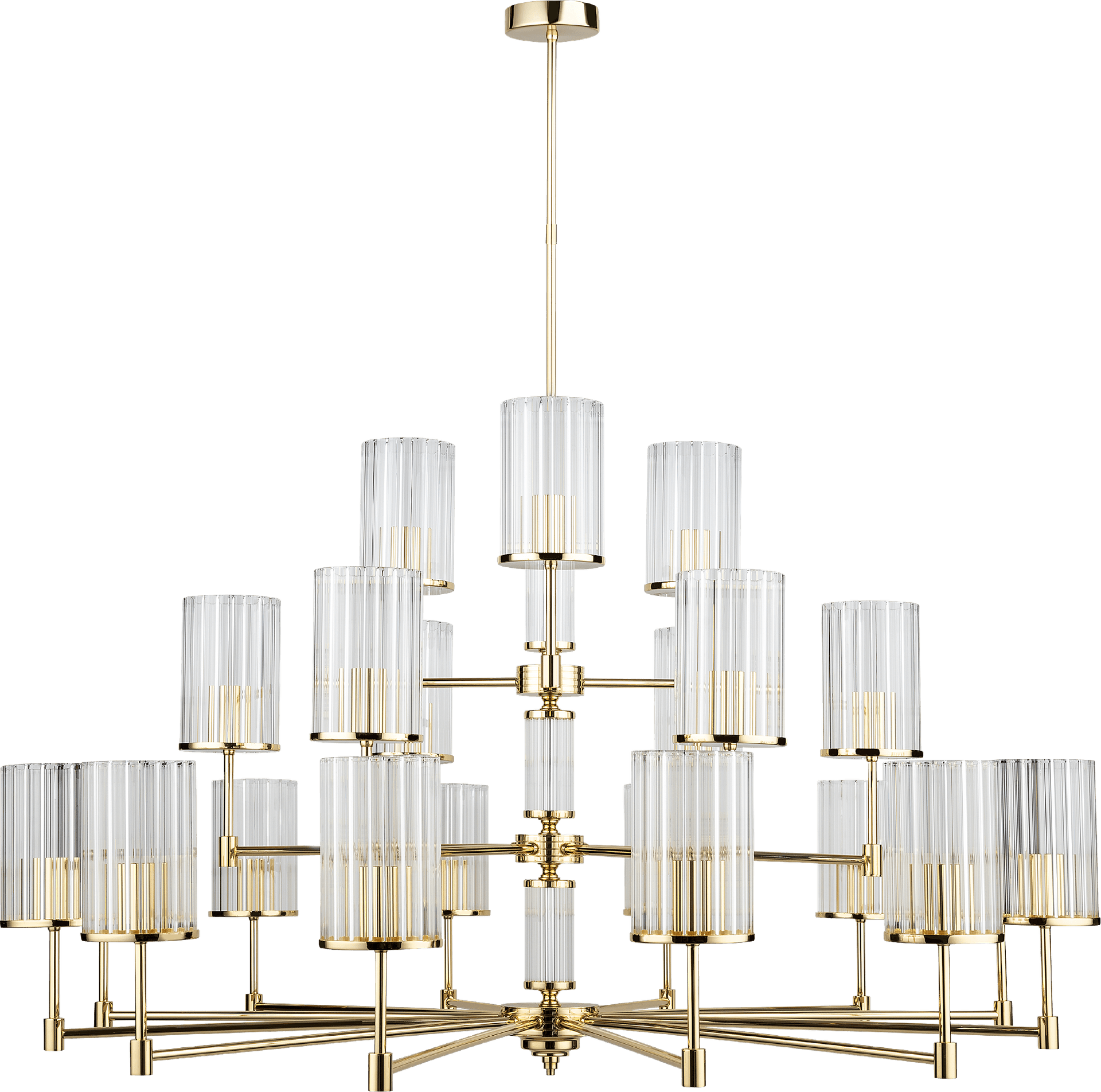 Люстра на штанге Kutek Empoli Ryfel EMP-ZW-12+6+3(ZM)R