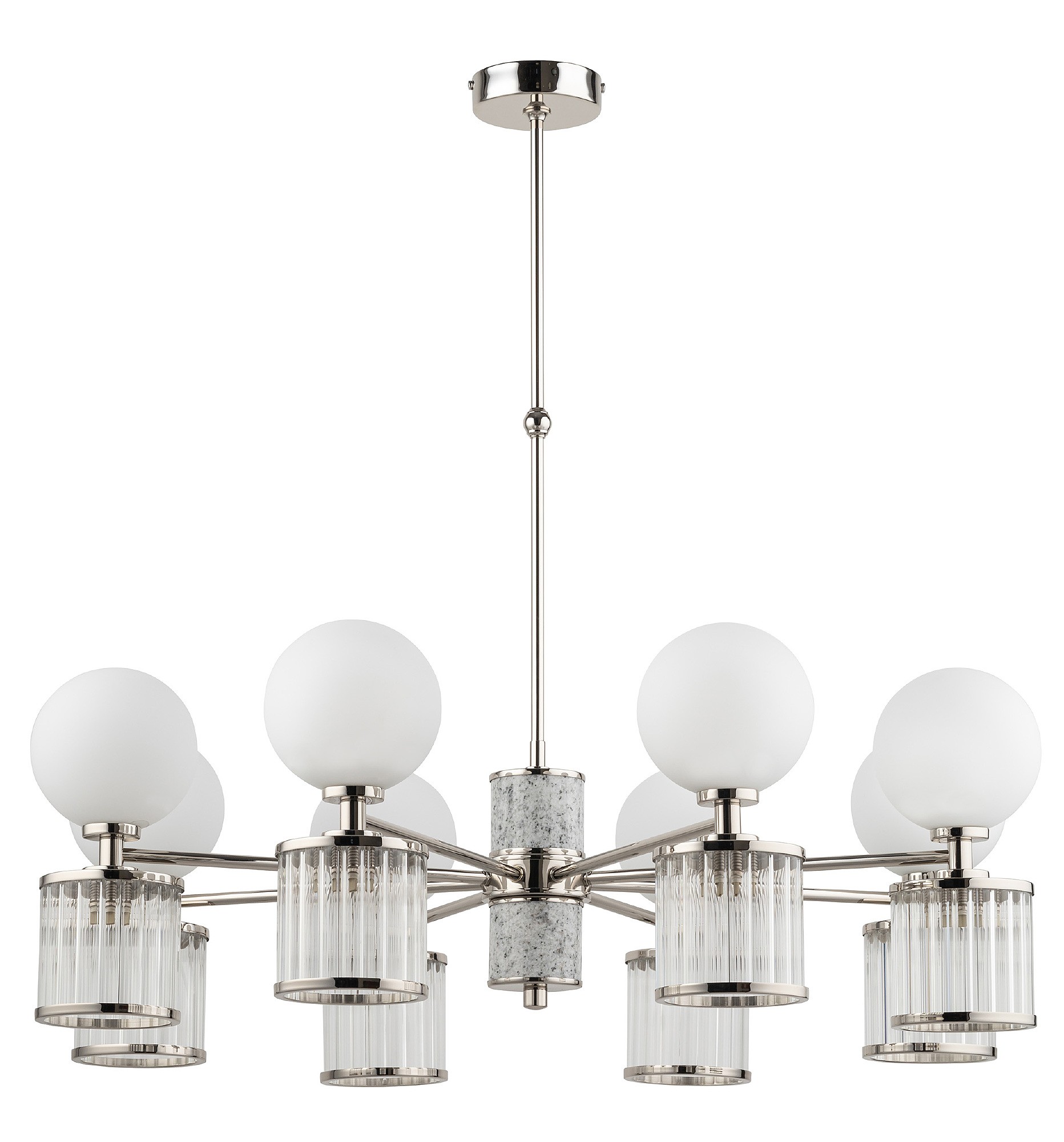 Люстра на штанге Kutek Erba ERB-ZW-8(BN/3)BT