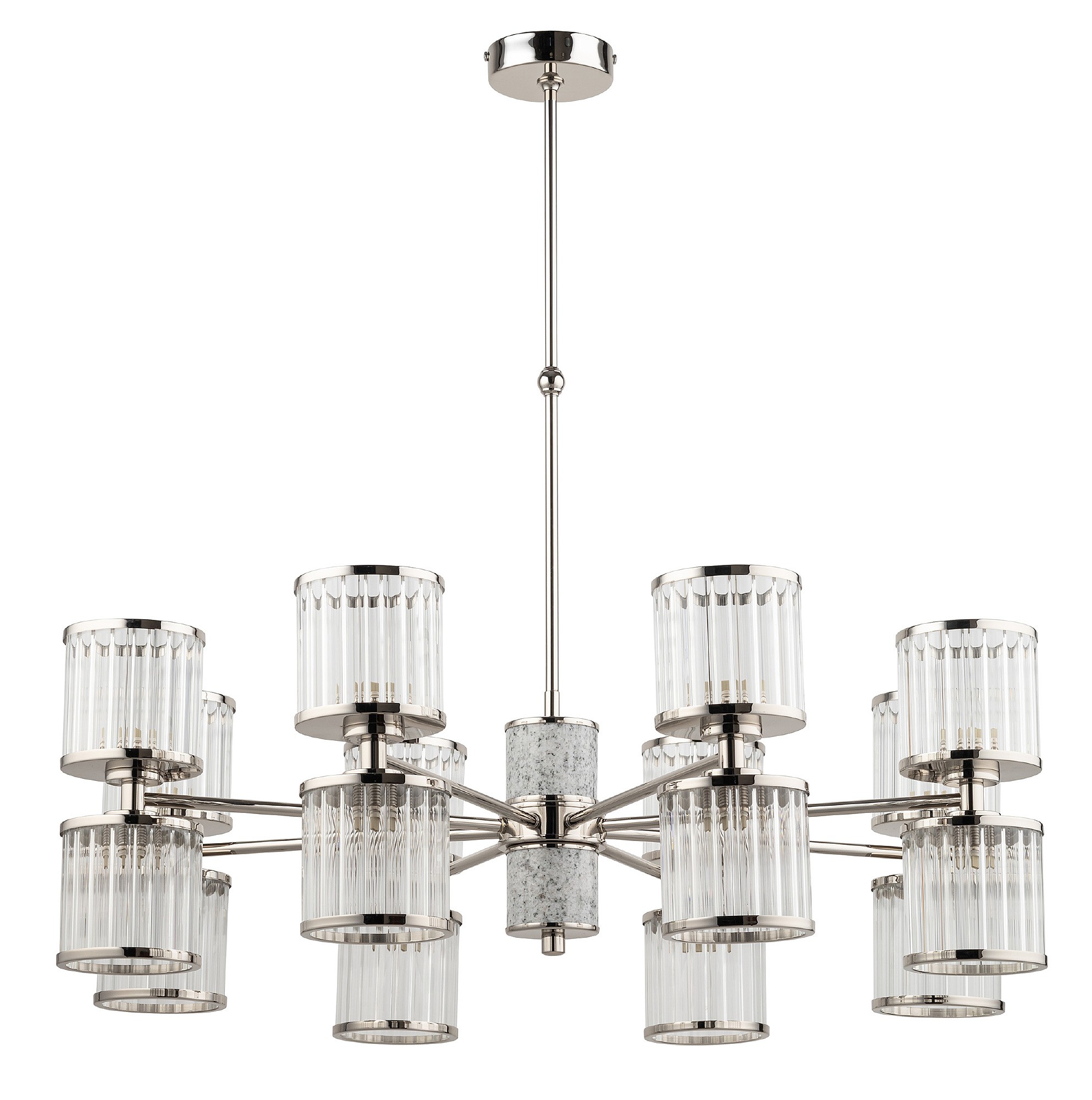 Люстра на штанге Kutek Erba ERB-ZW-8(BN/3)TT