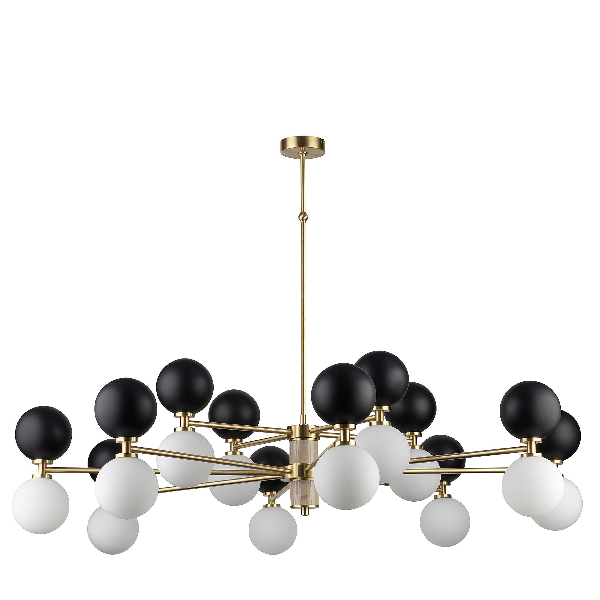 Люстра на штанге Kutek Erba ERB-ZW-8+4(ZM/6)CB