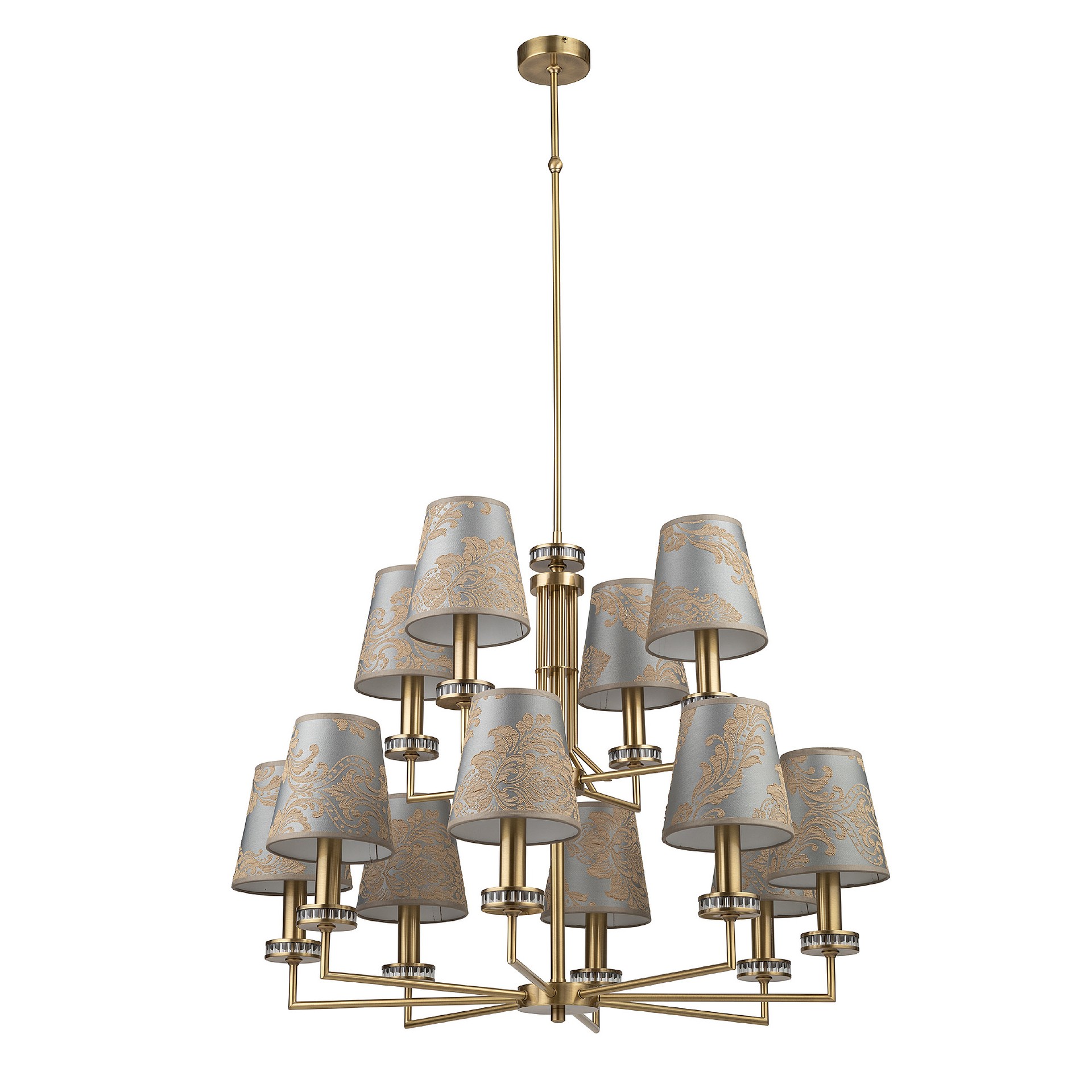 Люстра на штанге Kutek Genova GEN-ZW-8+4(P/A)