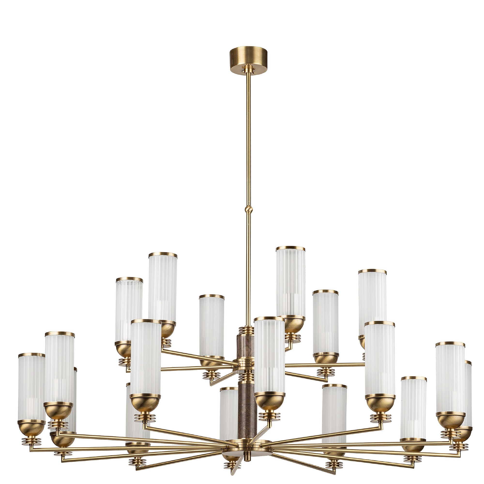 Люстра на штанге Kutek Izano IZA-ZW-12+6(P/4)B