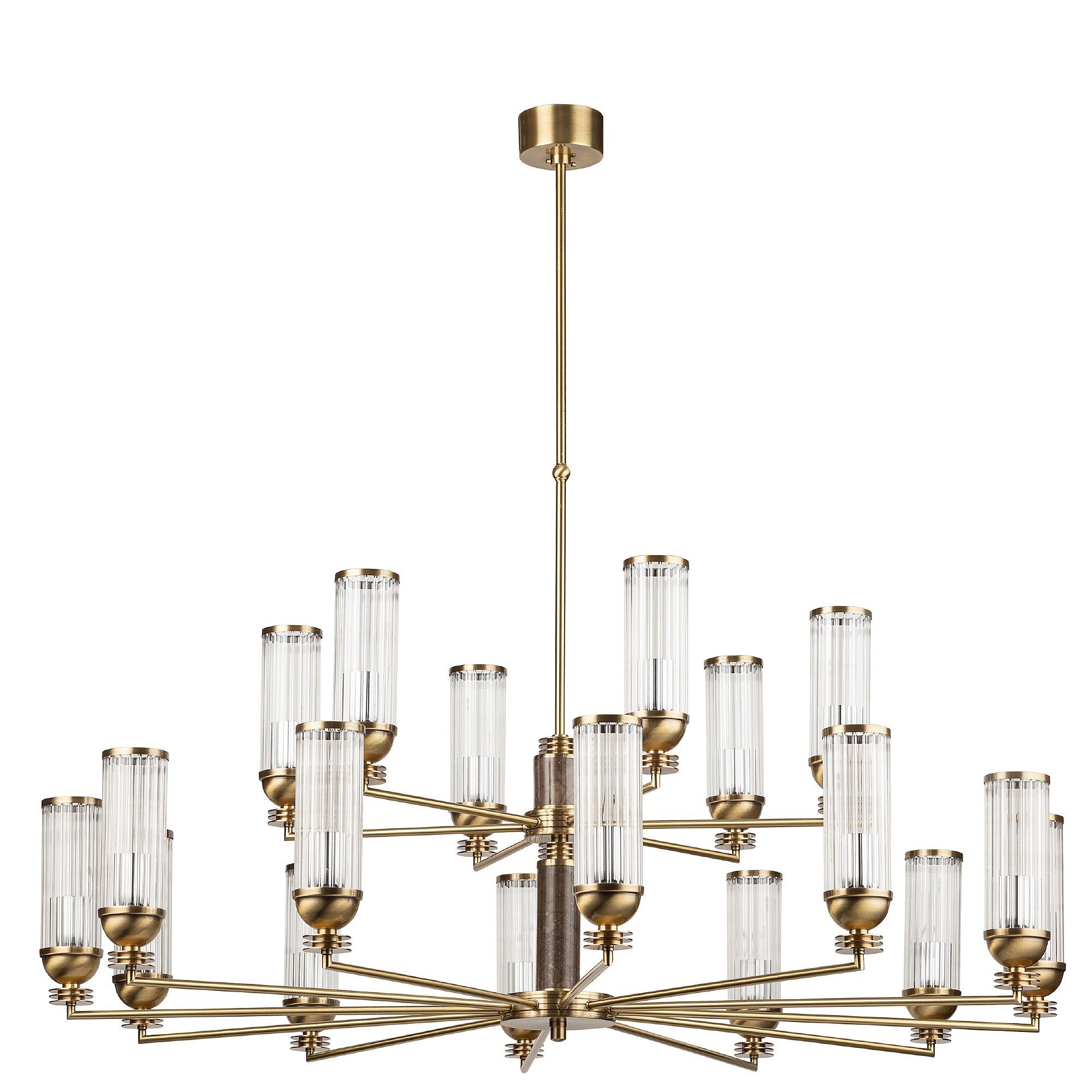 Люстра на штанге Kutek Izano IZA-ZW-12+6(P/4)T