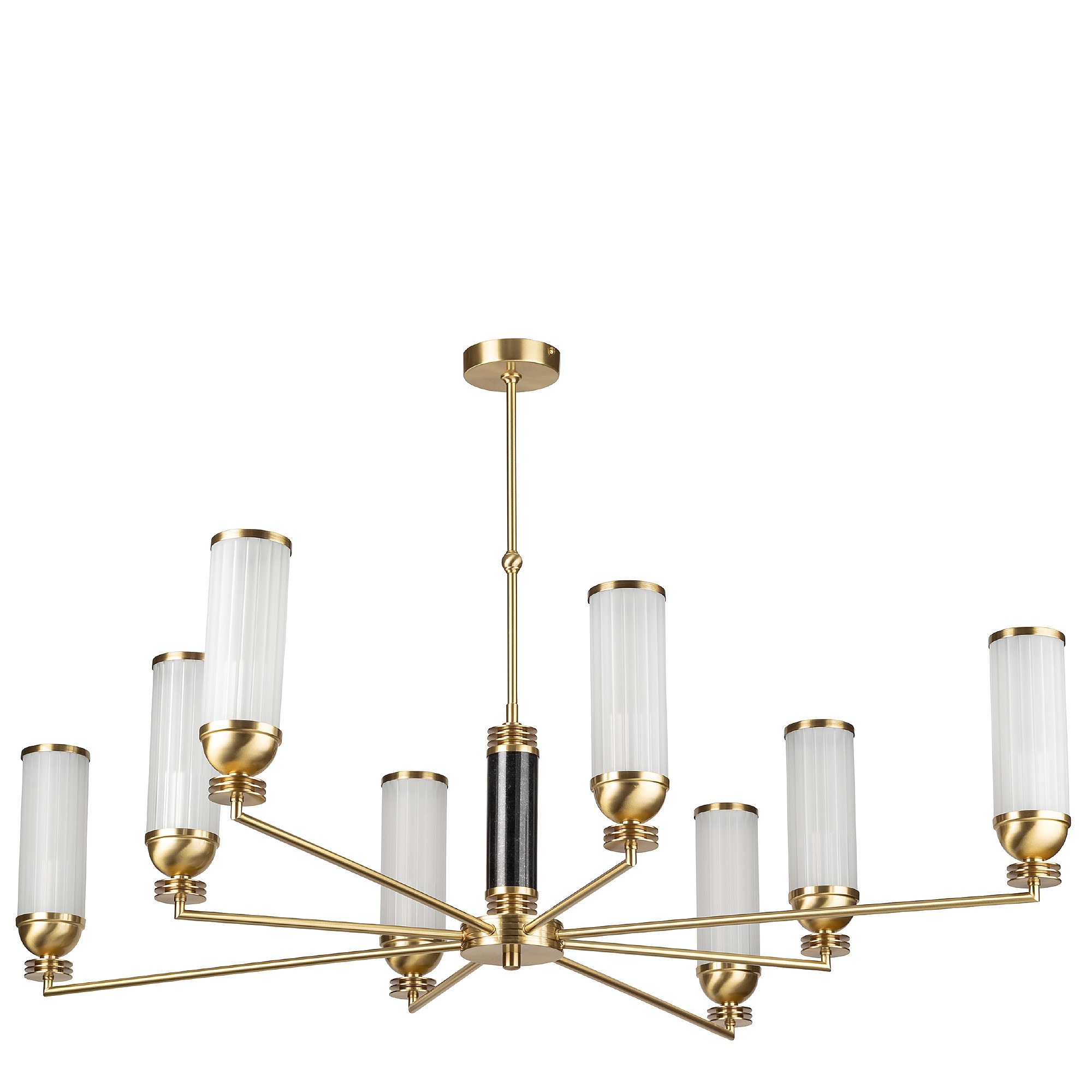 Люстра на штанге Kutek Izano IZA-ZW-4+4(P/1)B