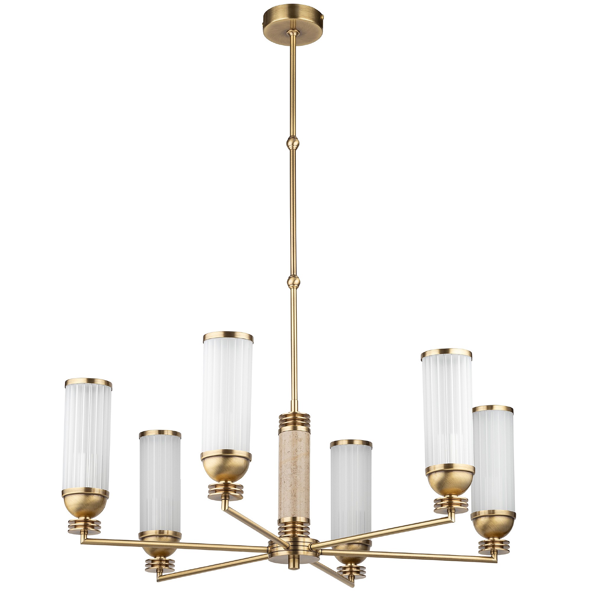 Люстра на штанге Kutek Izano IZA-ZW-6(P/6)B