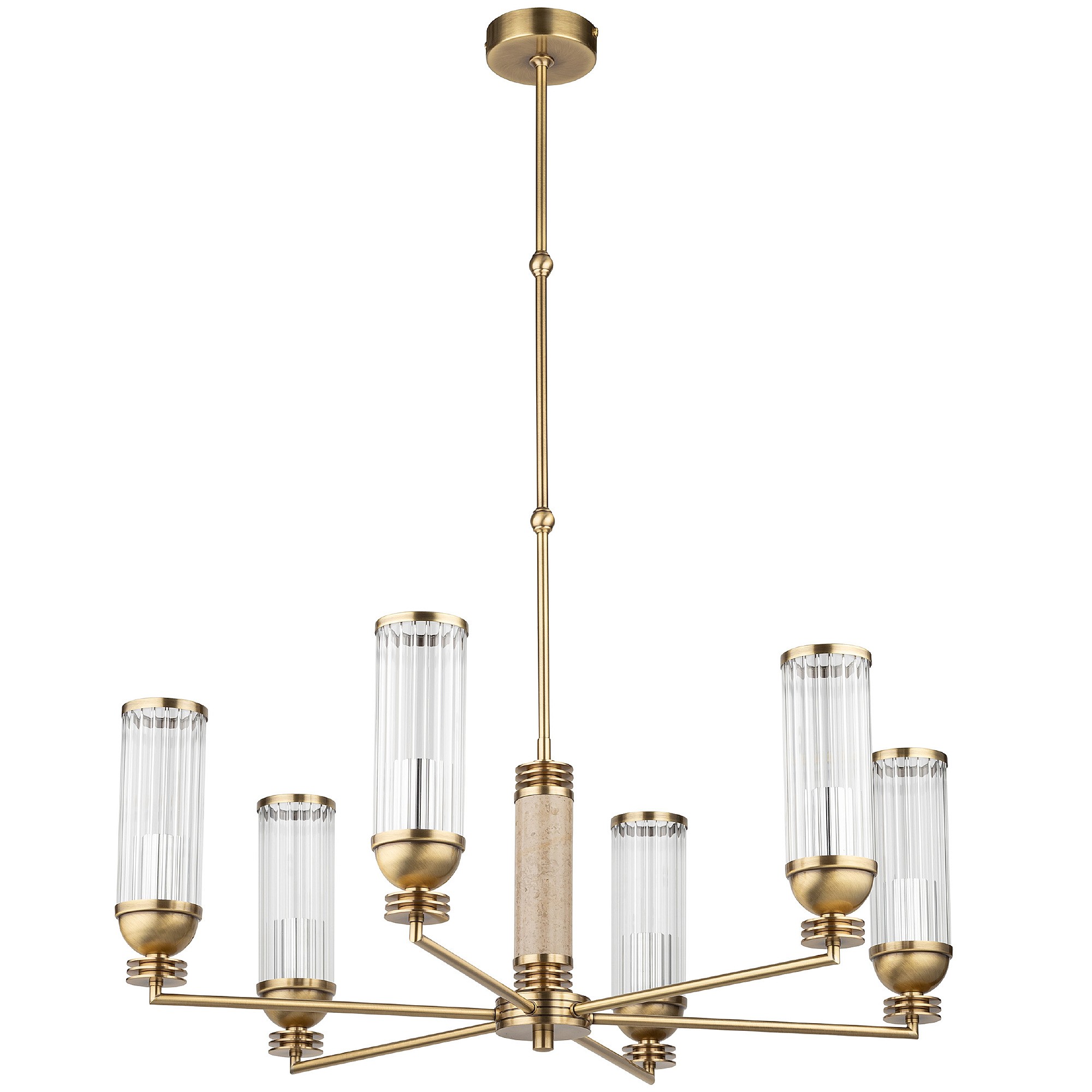 Люстра на штанге Kutek Izano IZA-ZW-6(P/6)T