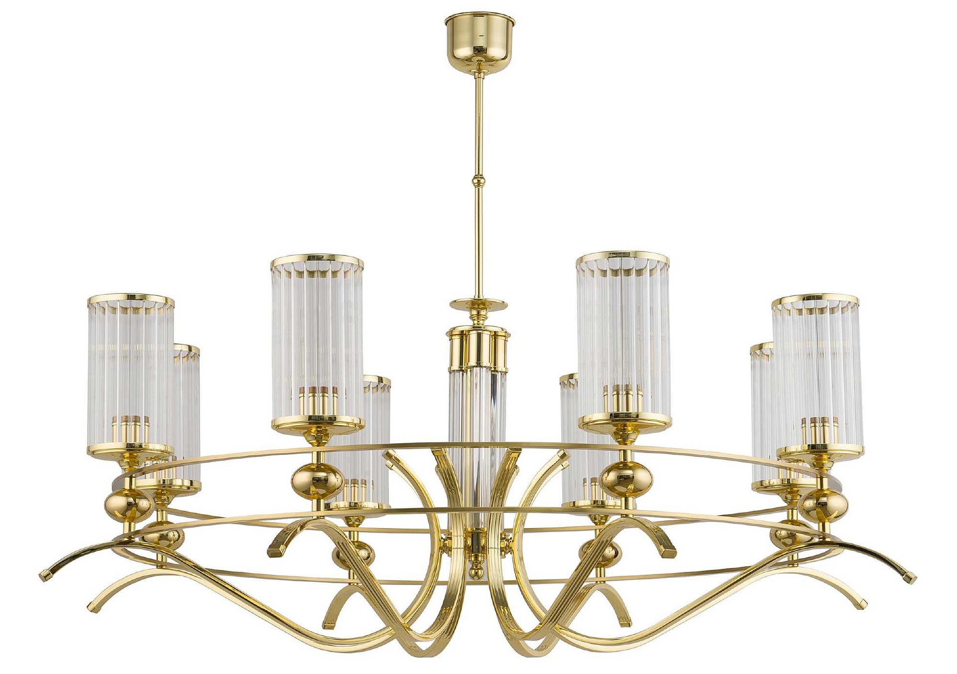 Люстра на штанге Kutek Ruta RUT-ZW-8(Z/KL)TRAN