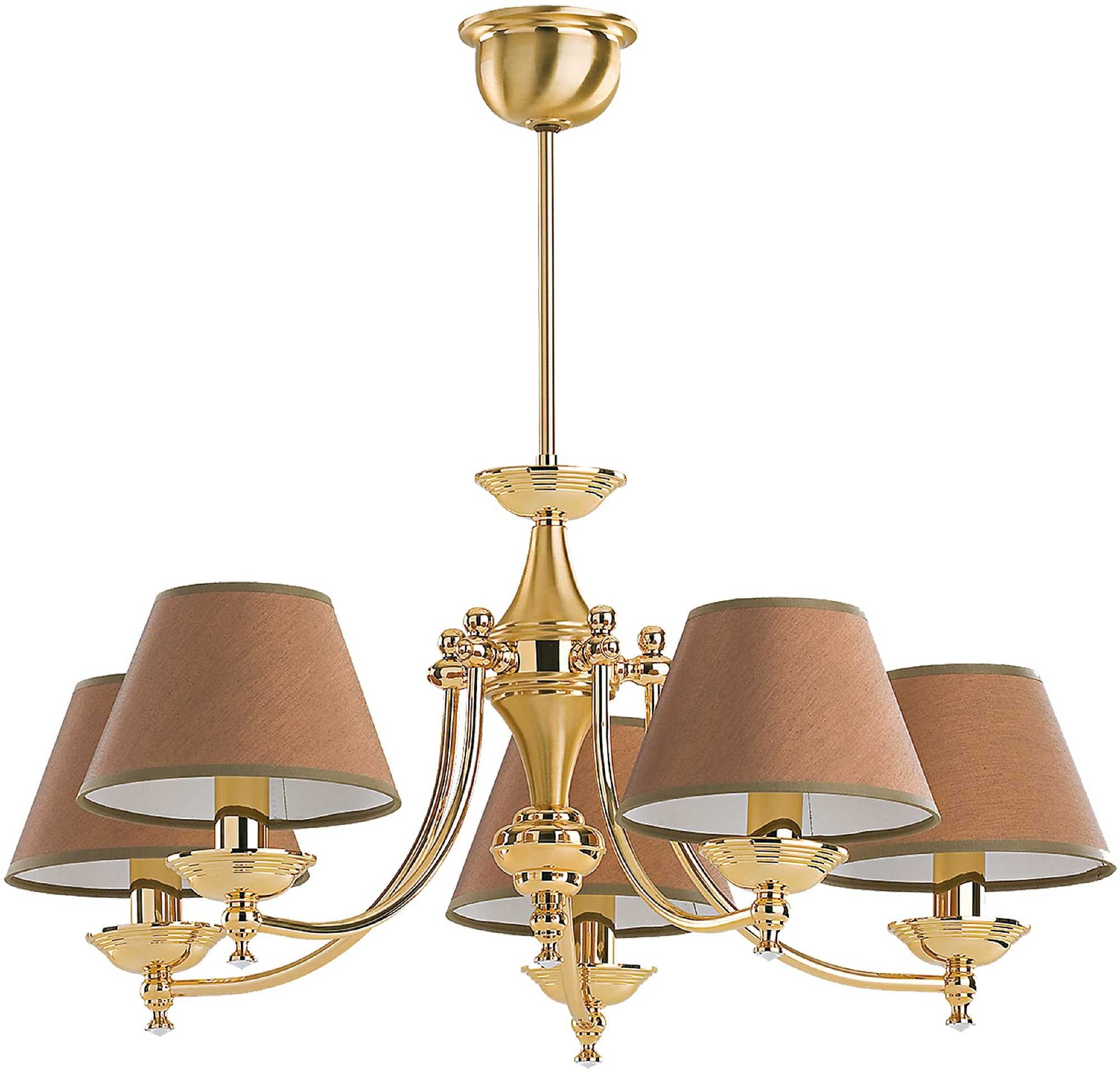 Потолочная люстра Kutek San Marino Aba?ur SAN-ZW-5(Z/A)CR