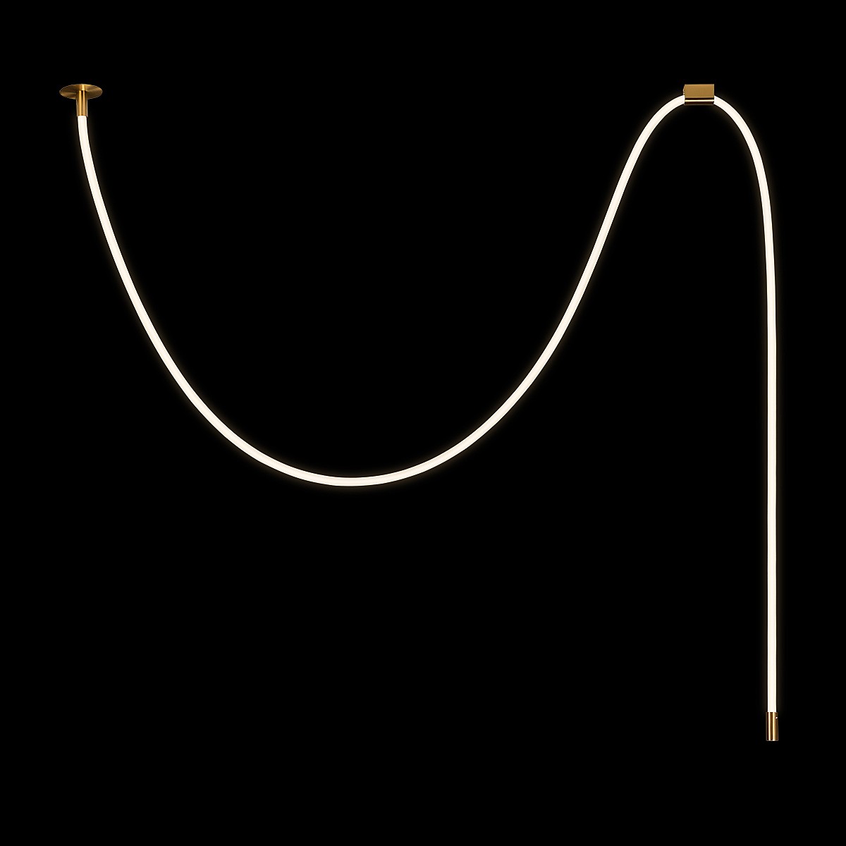 Светильник потолочный Loft It Thread 10388A Brass