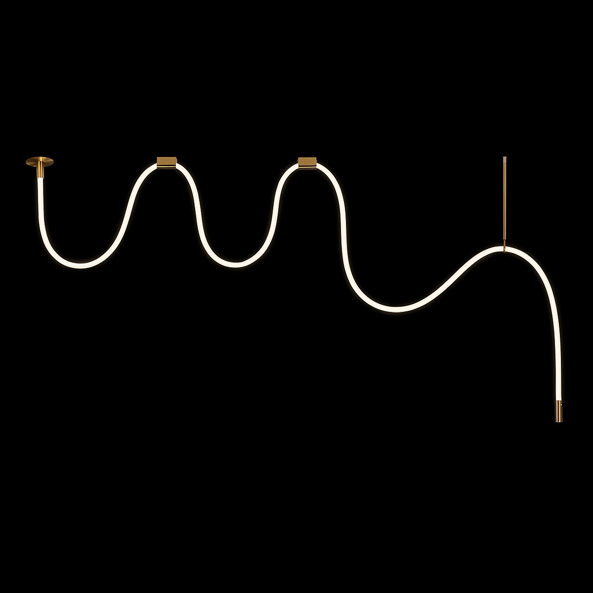 Светильник потолочный Loft It Thread 10388B Brass