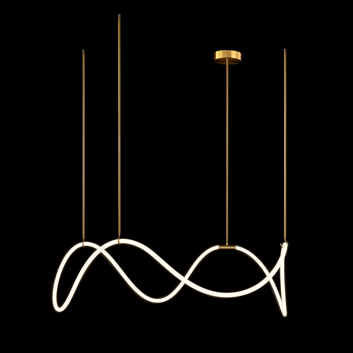 Светильник подвесной Loft It Thread 10388P/C Brass