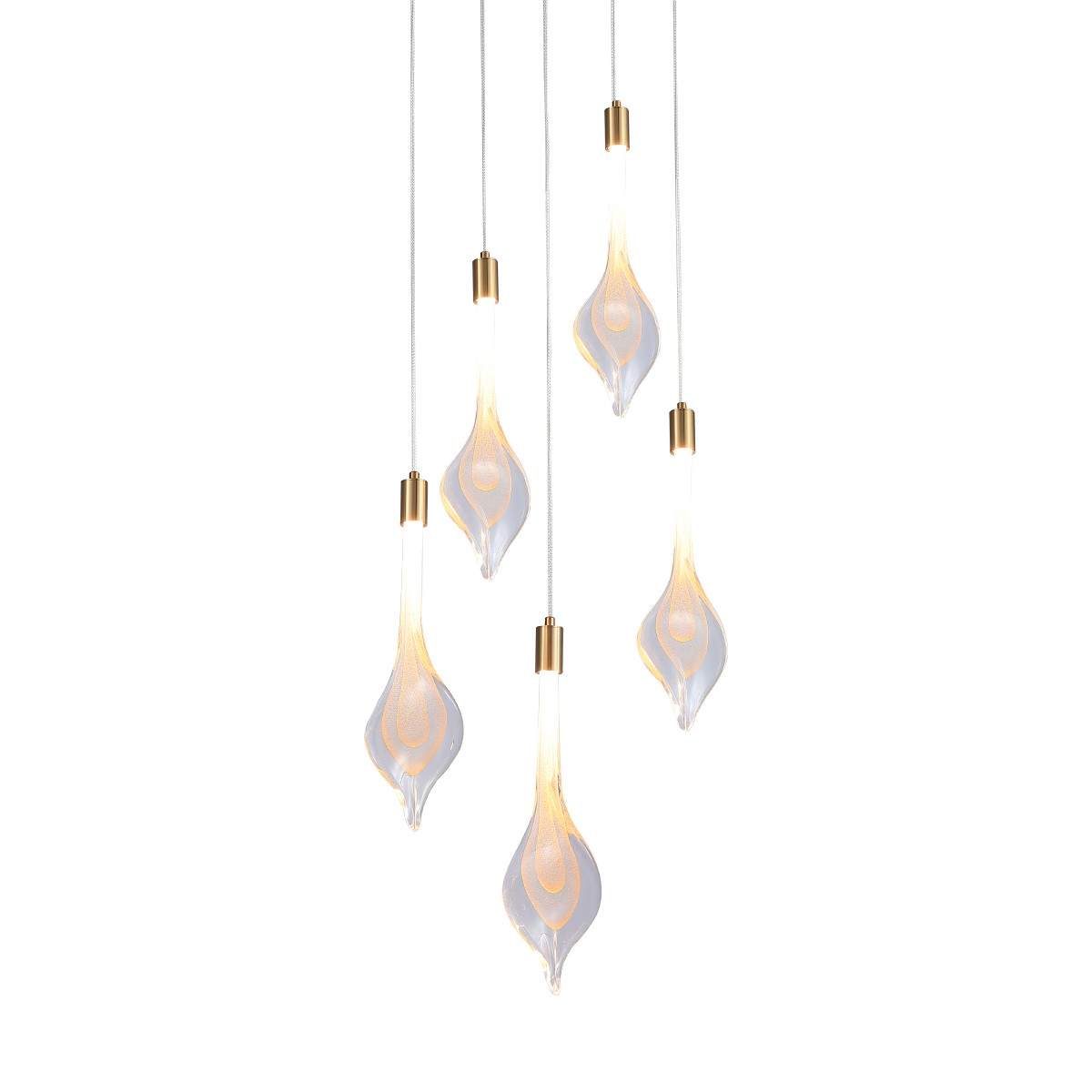 Светильник подвесной Delight Collection P98066 P98066-5 antique brass