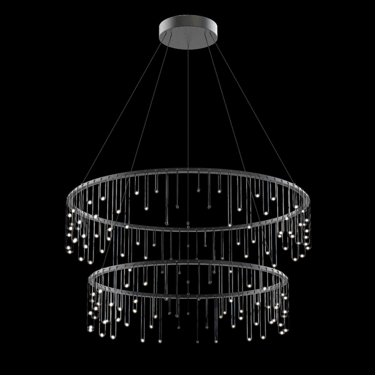 Подвесная люстра Delight Collection MD23001008 MD23001008-2B black