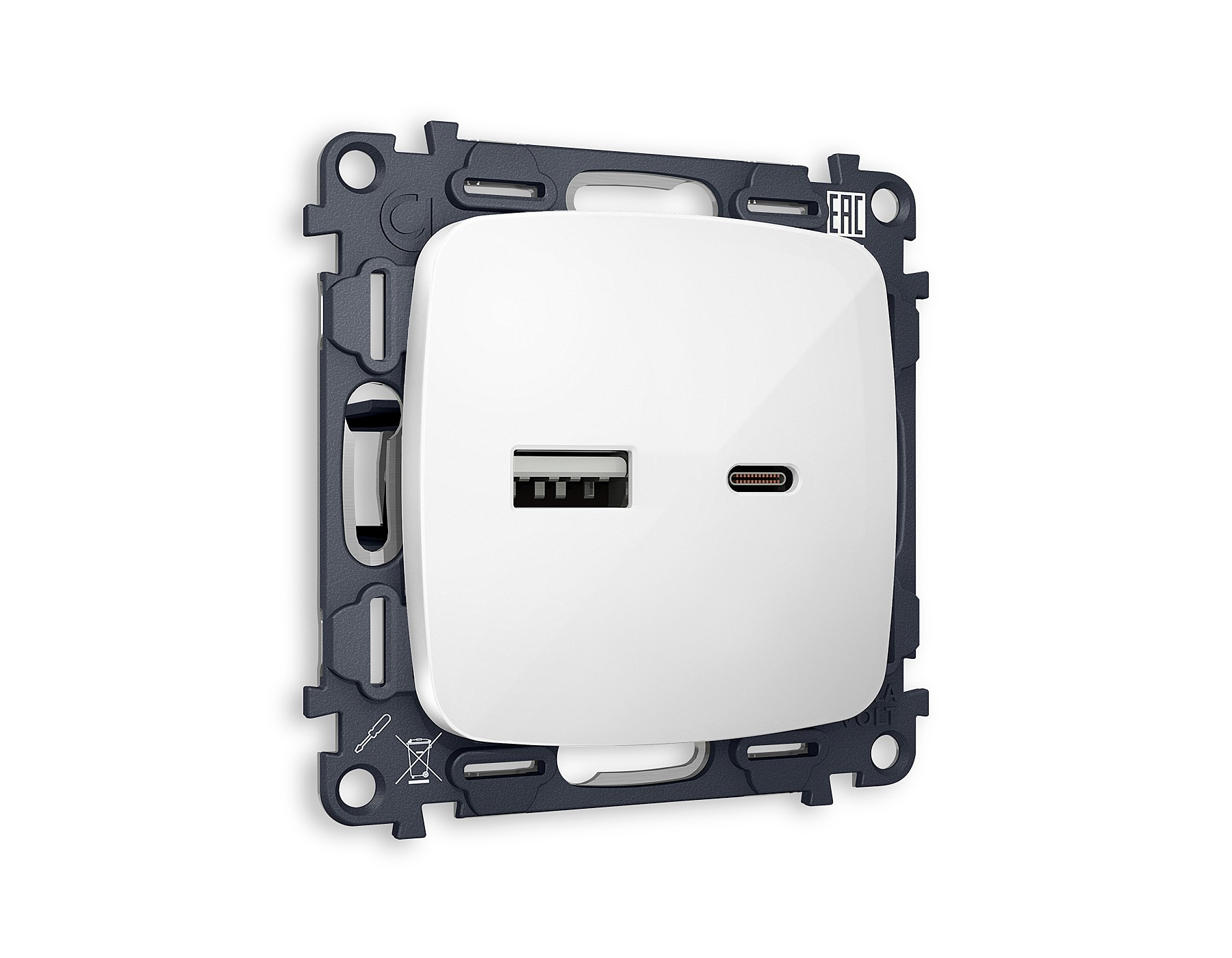 Розетка Ambrella Volt OMEGA MO111010