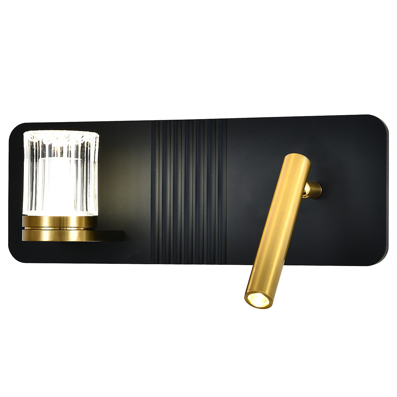 Настенный светильник Indigo Rilievo V000202L 14032/2W Black