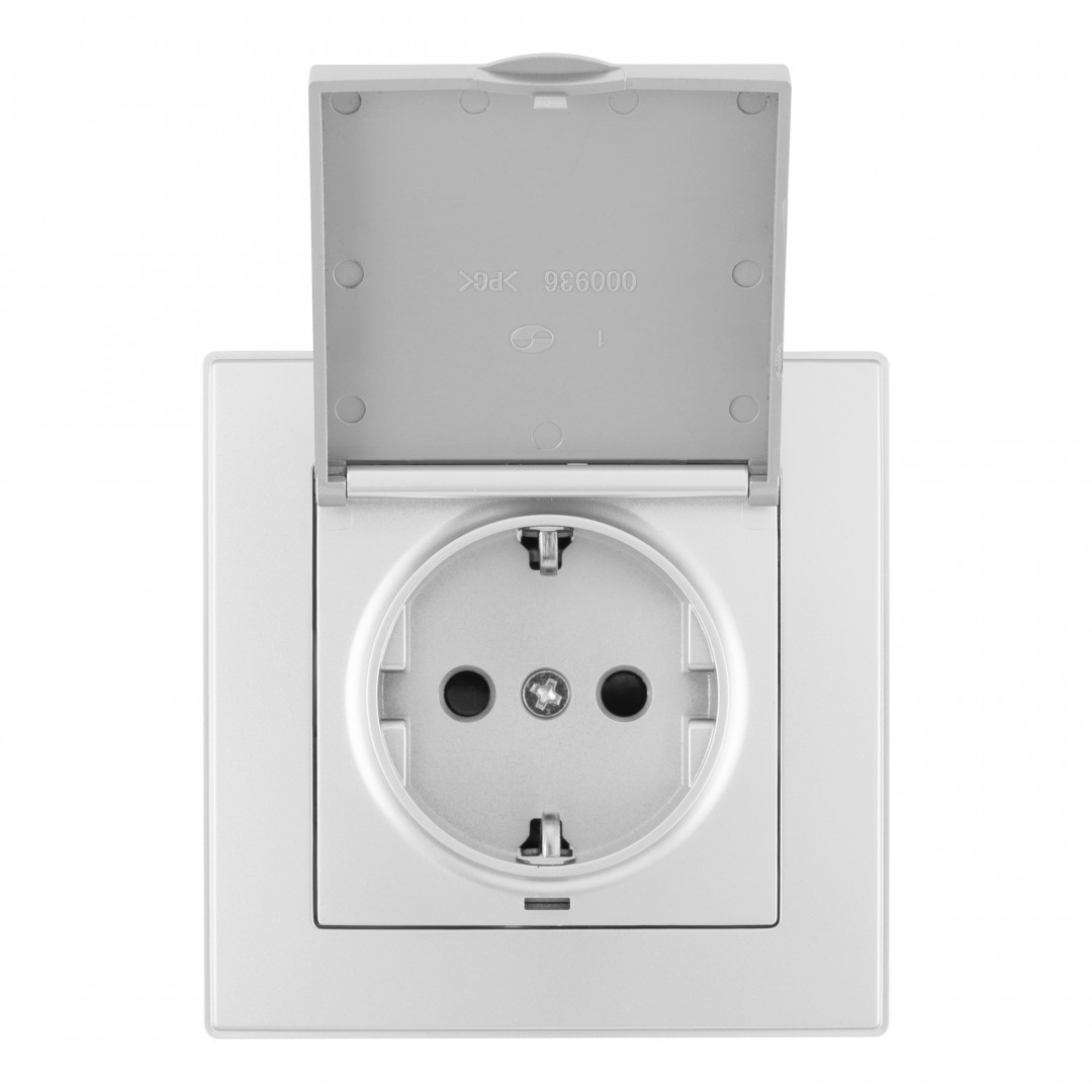 Розетка Arte Milano Set06-1 SET06-1-41-1 silver