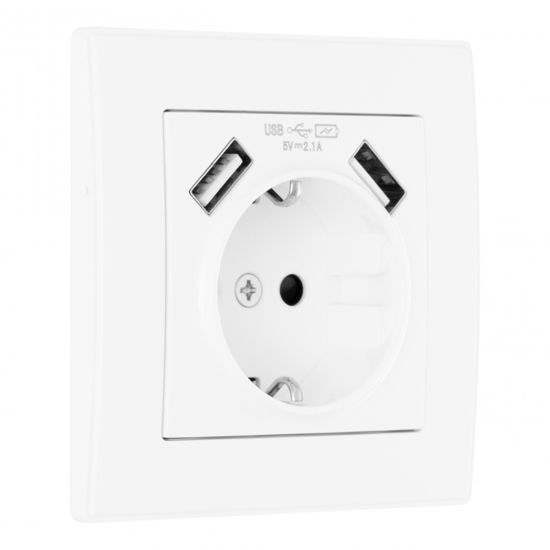 Розетка Arte Milano Set06-1 SET06-1-47-1 white