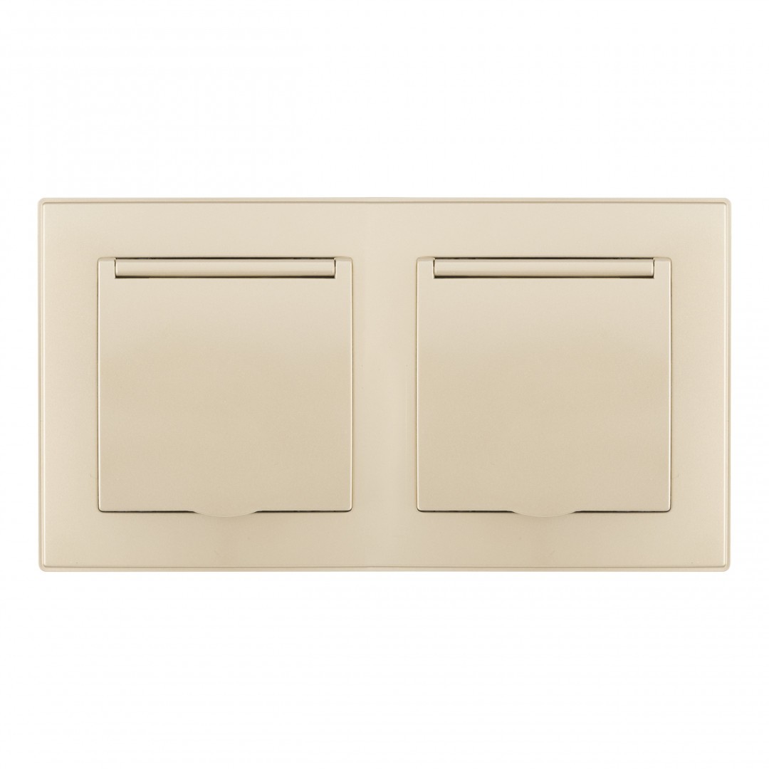 Розетка Arte Milano Set06-2 SET06-2-41-1x2 shampan