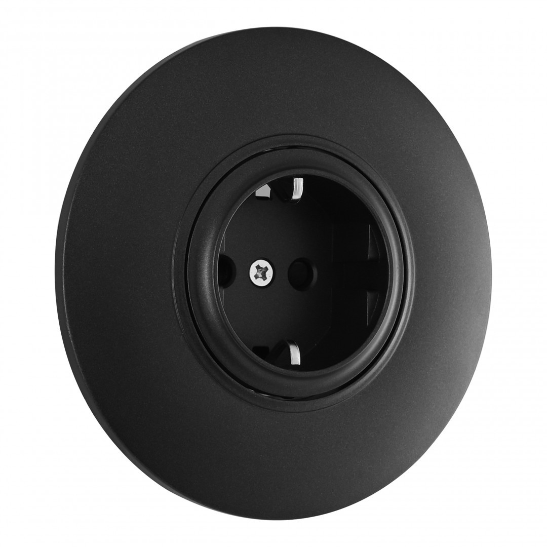 Розетка Arte Milano Set08-1 SET08-1-40-1 black