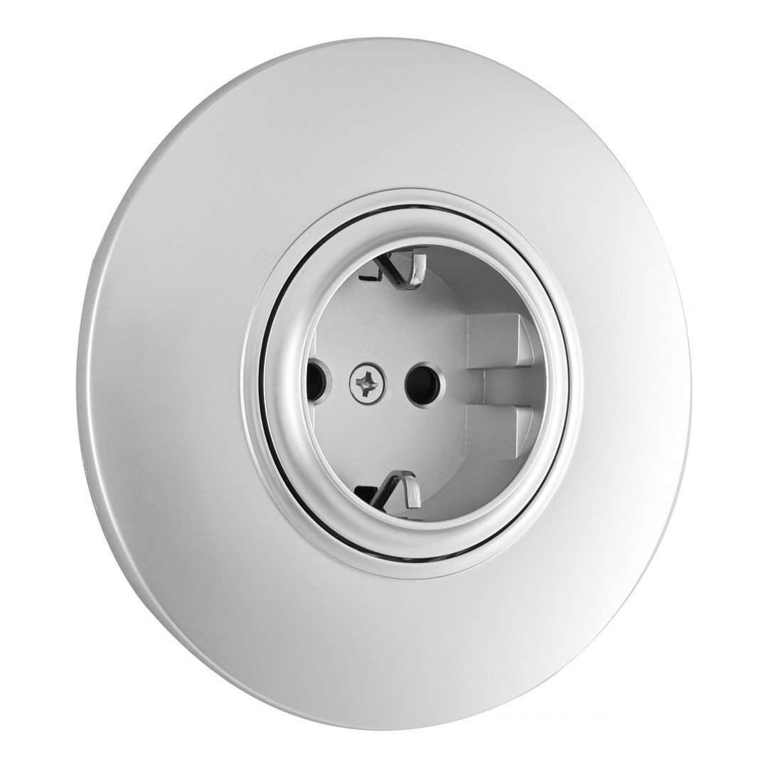 Розетка Arte Milano Set08-1 SET08-1-40-1 silver
