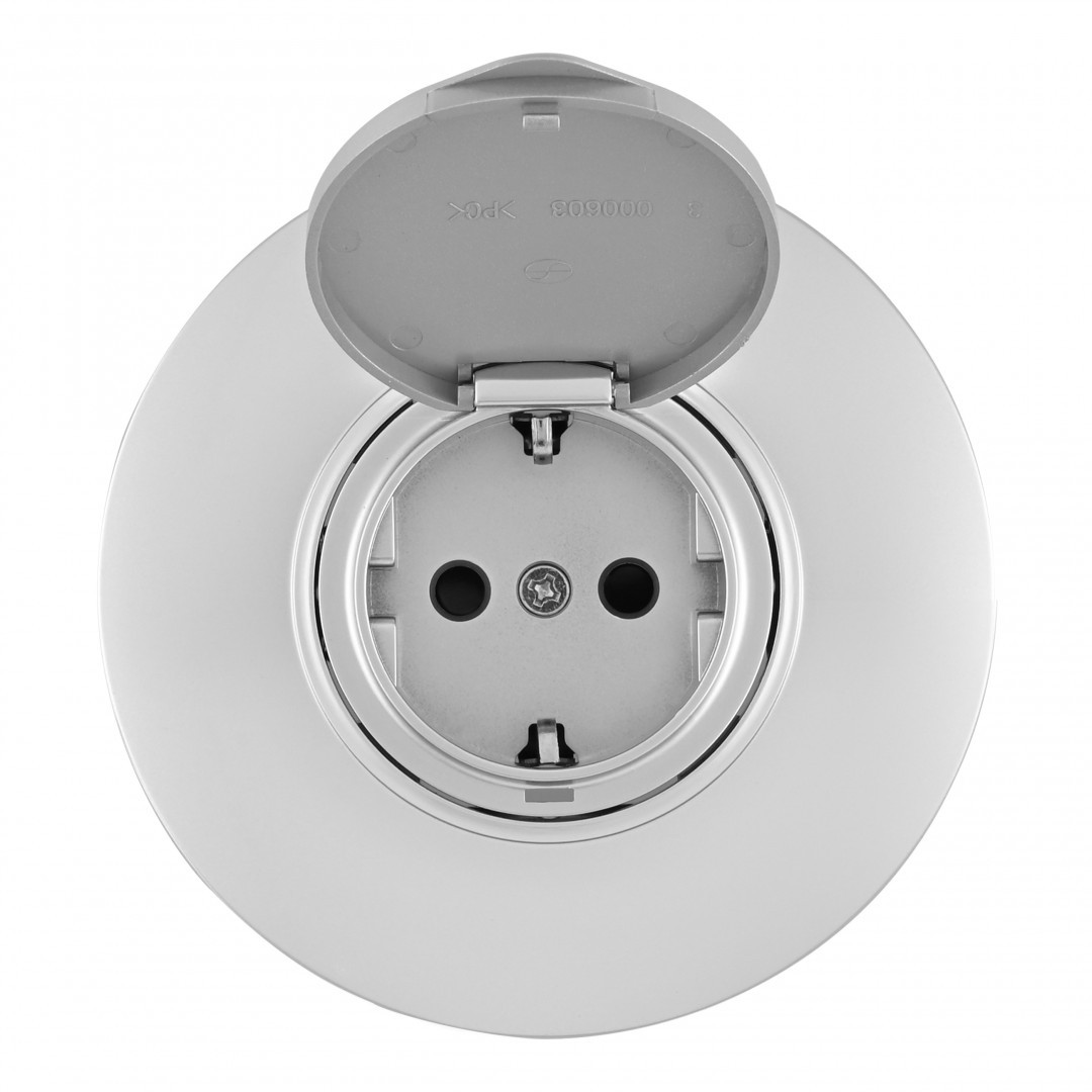 Розетка Arte Milano Set08-1 SET08-1-41-1 silver