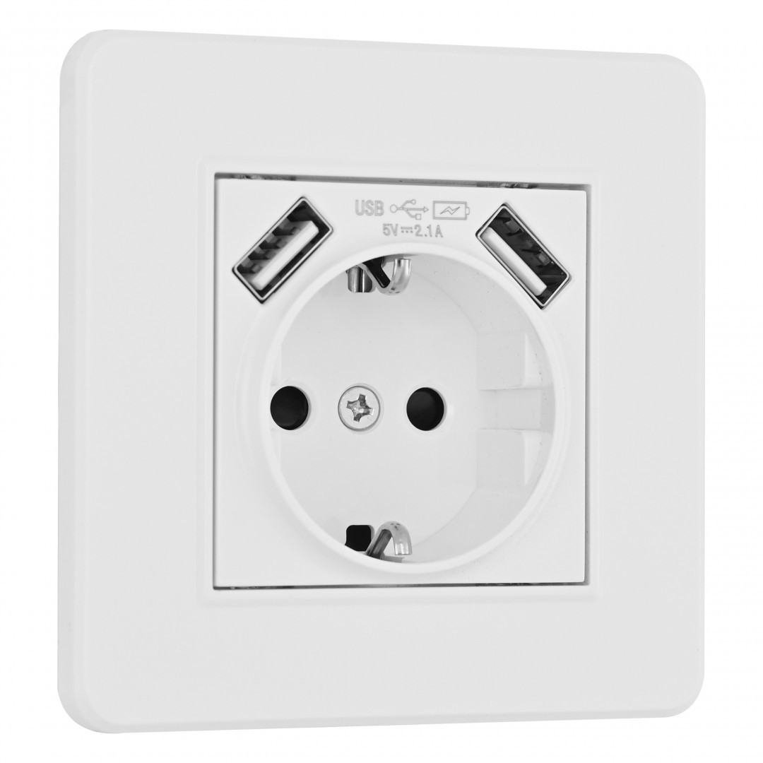 Розетка Arte Milano Set16-1 SET16-1-47-1 white