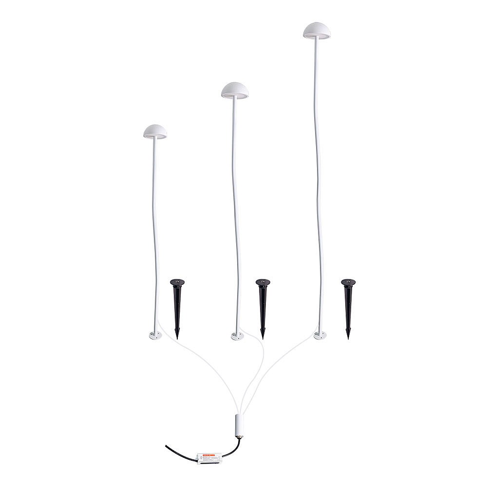 Грунтовый светильник Arte Lamp Motus A1081PA-3WH