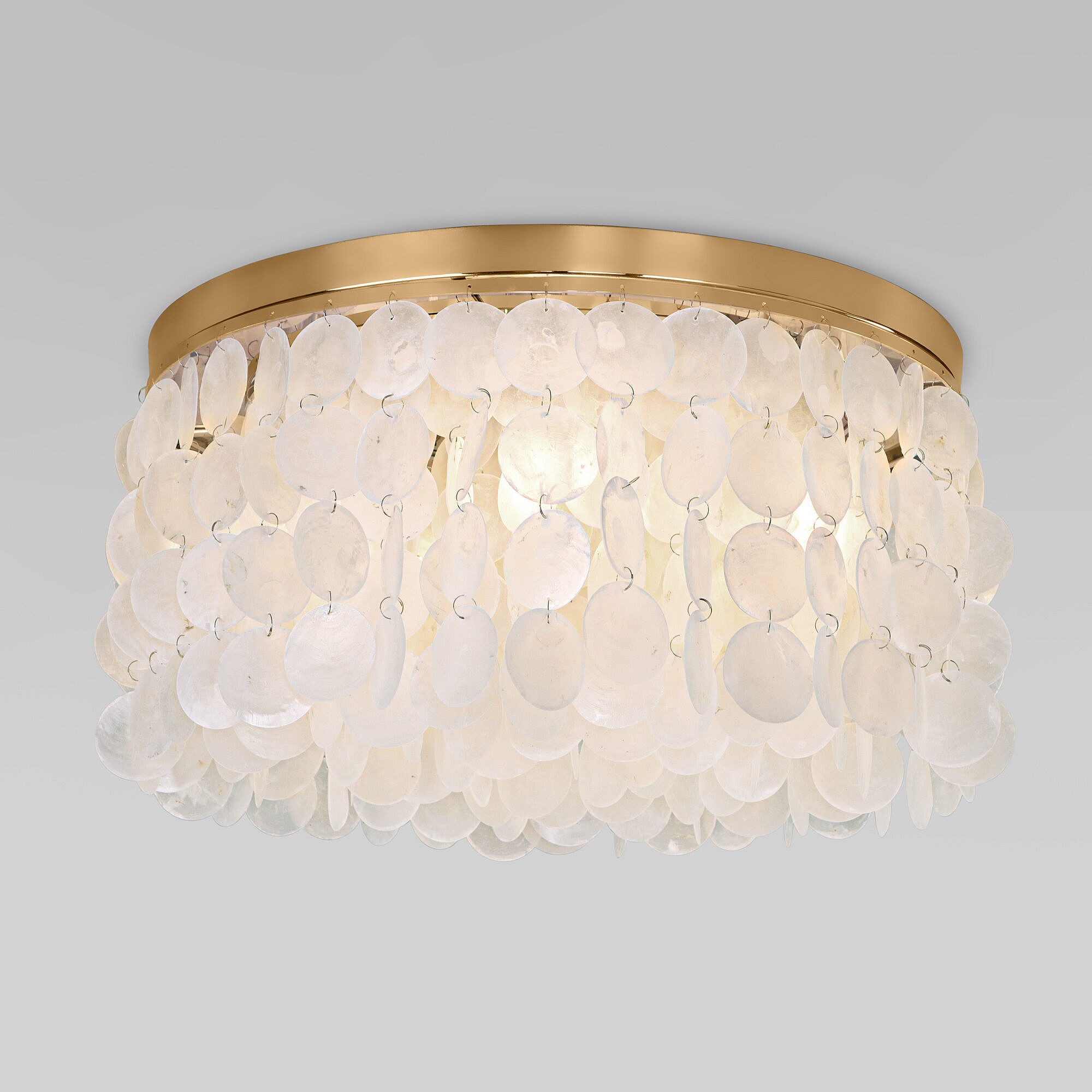 Потолочная люстра Eurosvet Sandra 60084/5 латунь/перламутр Smart