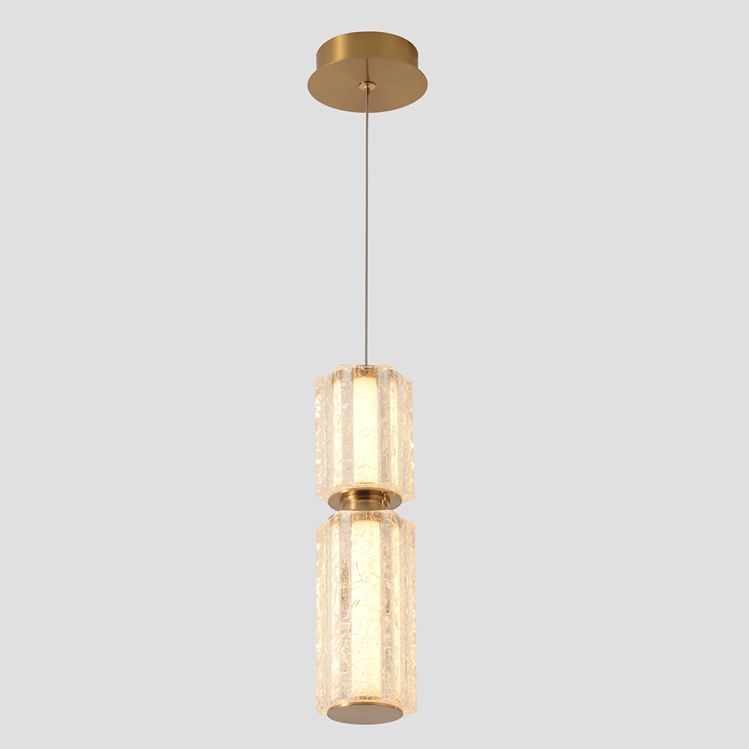 Светильник подвесной Crystal Lux Antique ANTIQUE SP23W LED BRASS