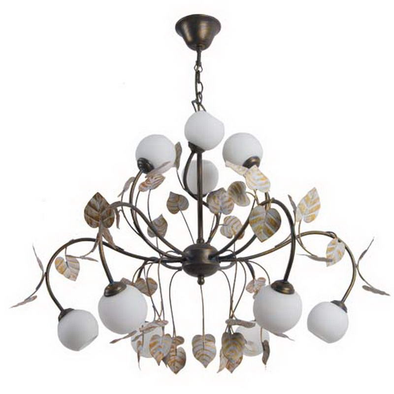 Подвесная люстра Arte Lamp FLORA A3539LM-10BG