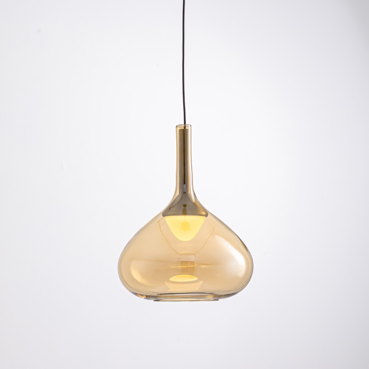 Светильник подвесной Delight Collection MD25001005 MD25001005-1A brass/amber