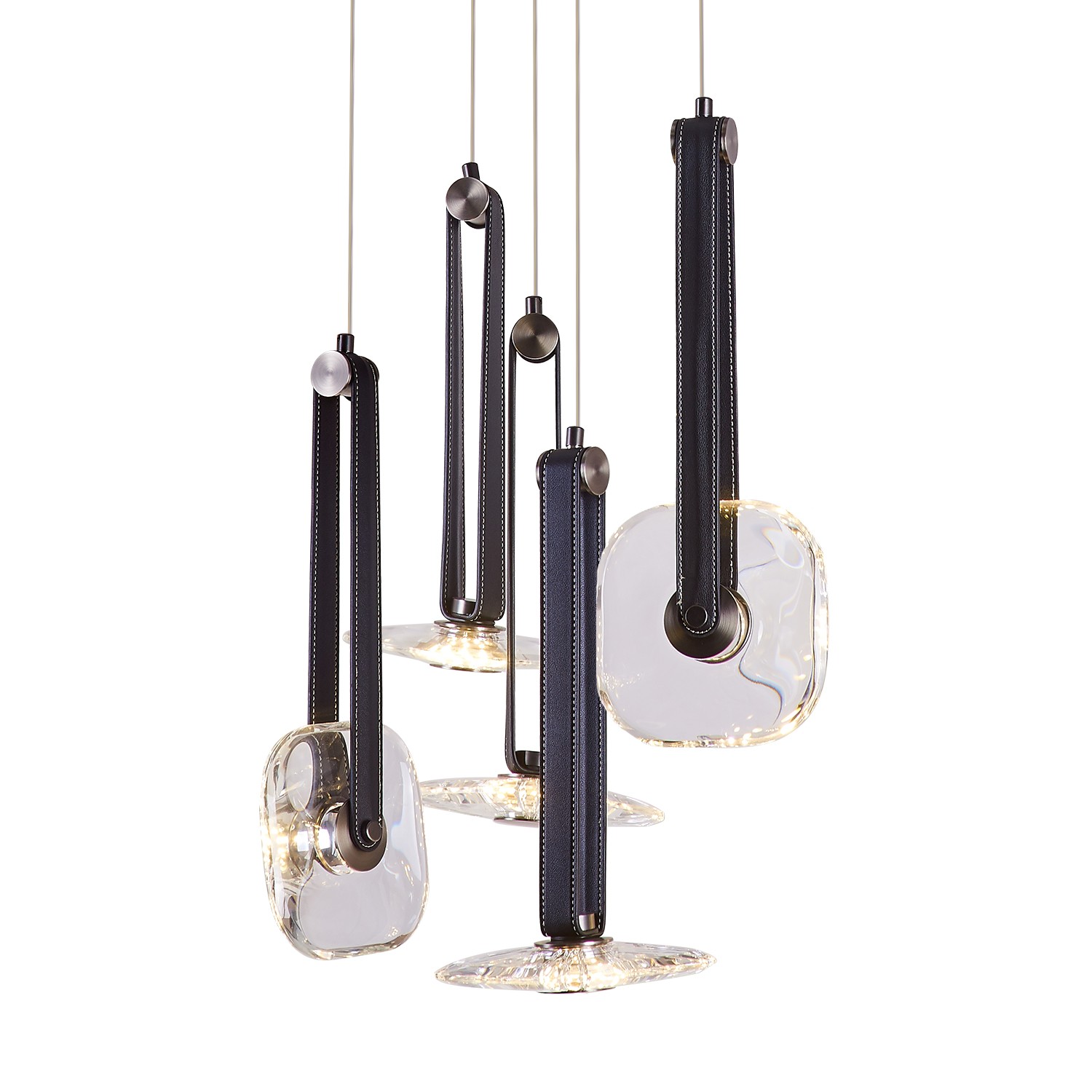 Светильник подвесной Delight Collection OD2553 OD2553-5 black/clear