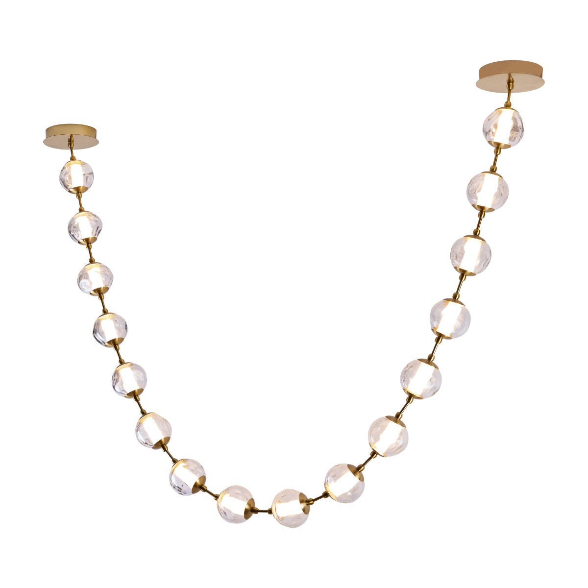 Светильник подвесной Delight Collection OD2437 OD2437A-16 brass/clear