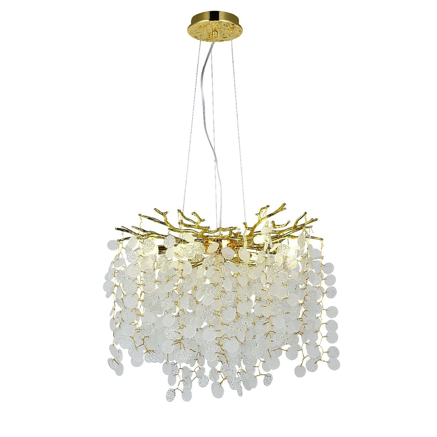 Подвесная люстра Gerhort G31337 G31337/8GD+WT+CL