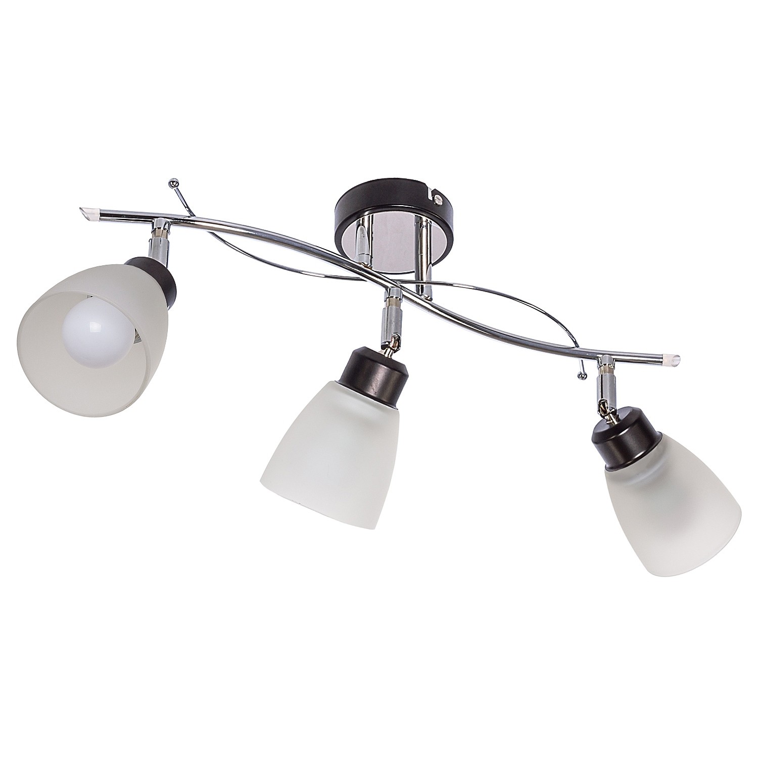 Потолочная люстра ЭкономСвет 01611 01611/3CR+BK WT