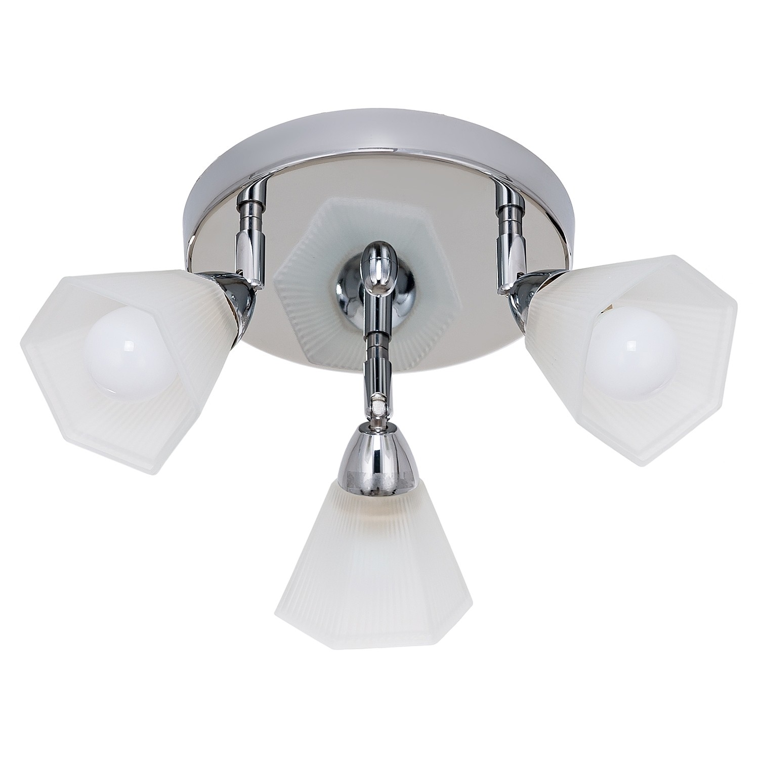 Потолочная люстра ЭкономСвет 116 116/3CR WT