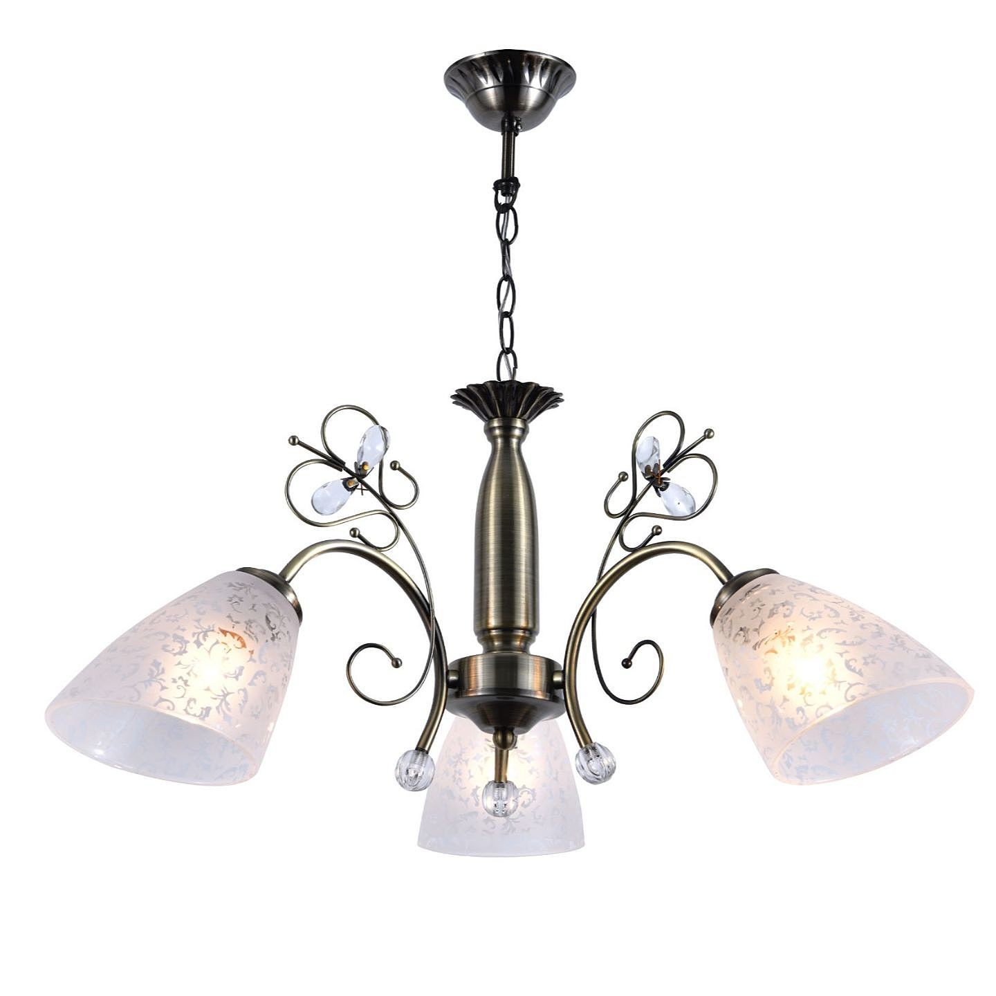 Подвесная люстра ЭкономСвет 12272 12272/3AB WT