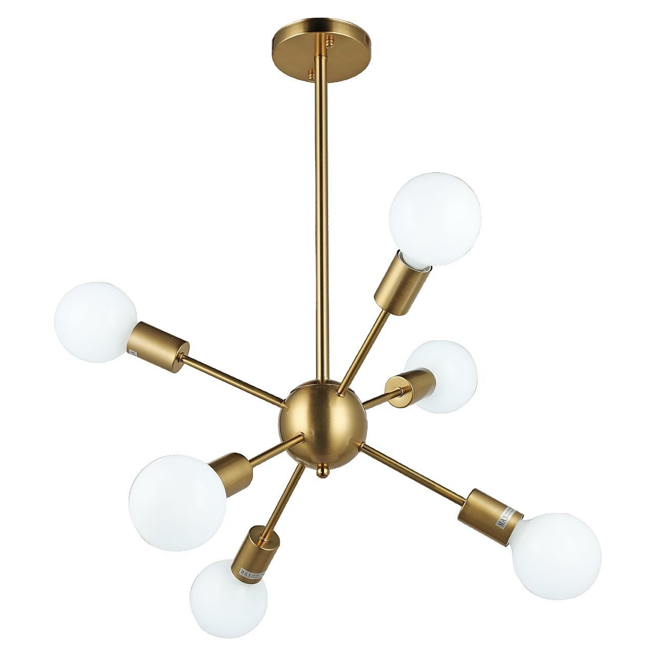 Люстра на штанге ЭкономСвет 13189 13189/6GD